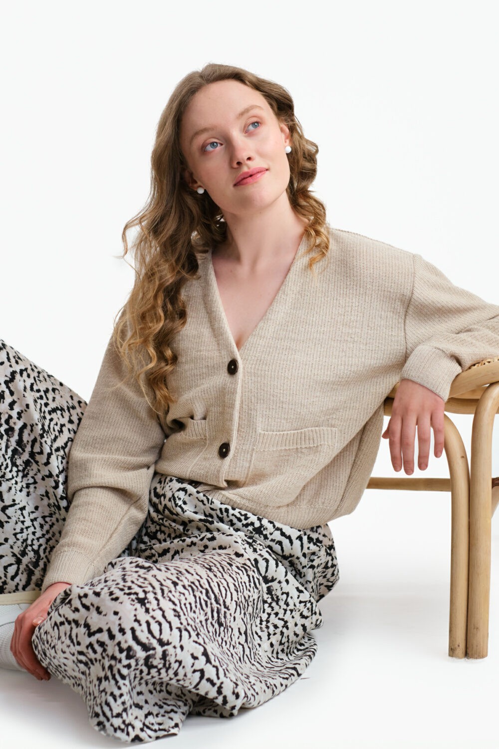 Petiole kofta, beige