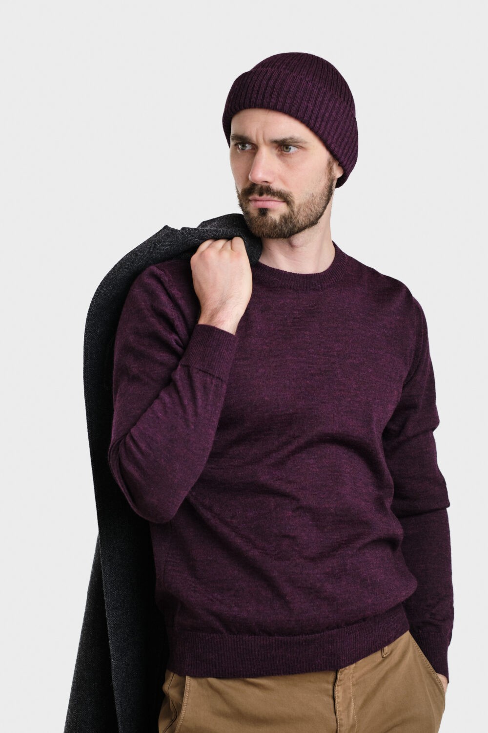 Fold mössa, plommon - Image 2