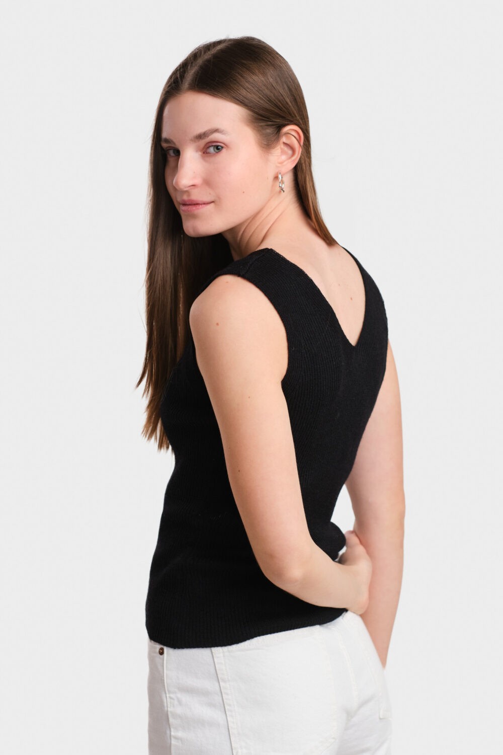 Flow topp, svart - Image 2