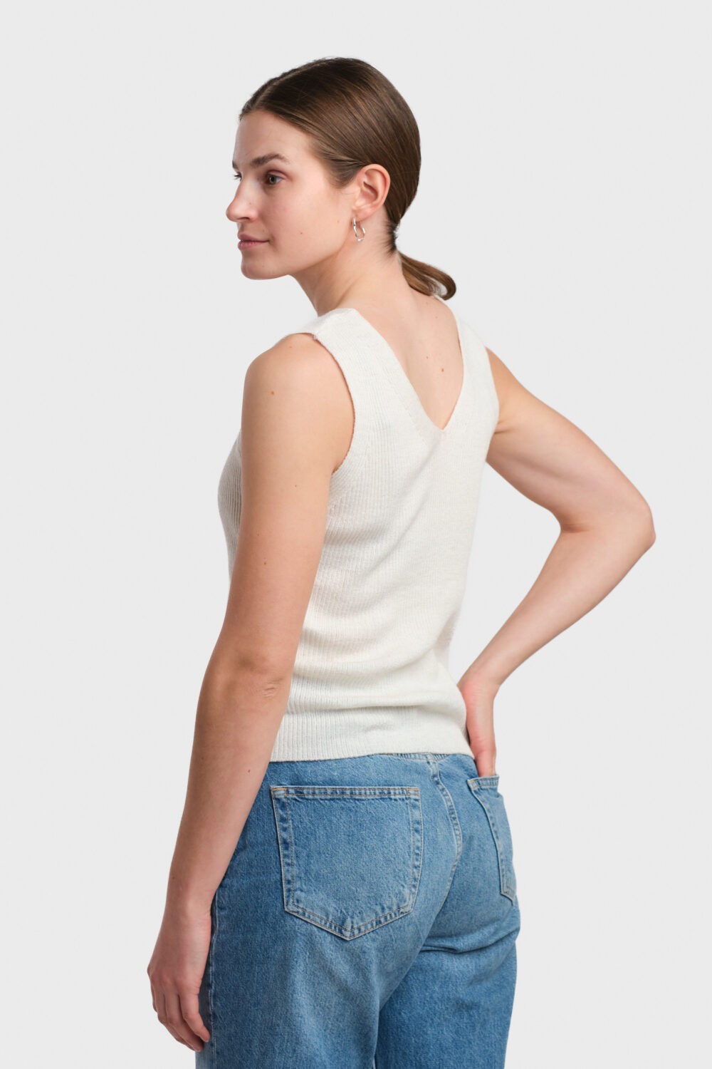 Flow topp, vit - Image 2