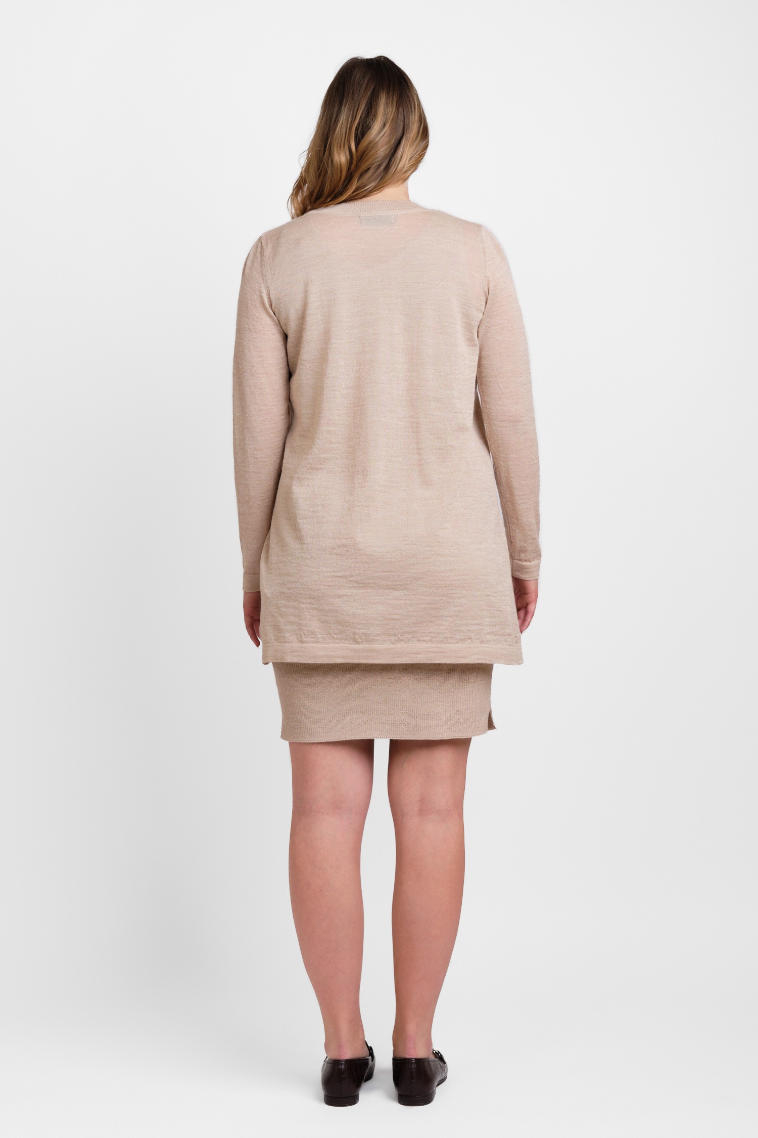 Breeze tunn kofta, beige - Bild 4