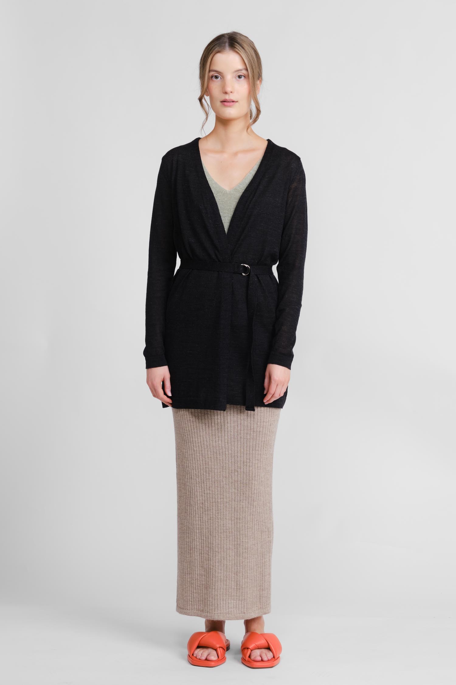 Breeze tunn kofta, svart - Bild 2