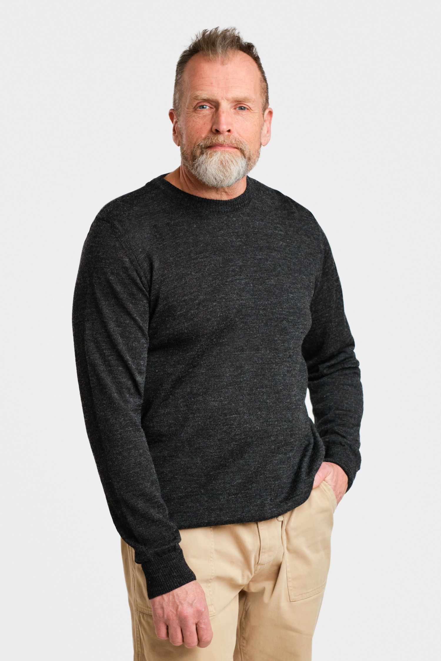 Element tröja, kolgrå