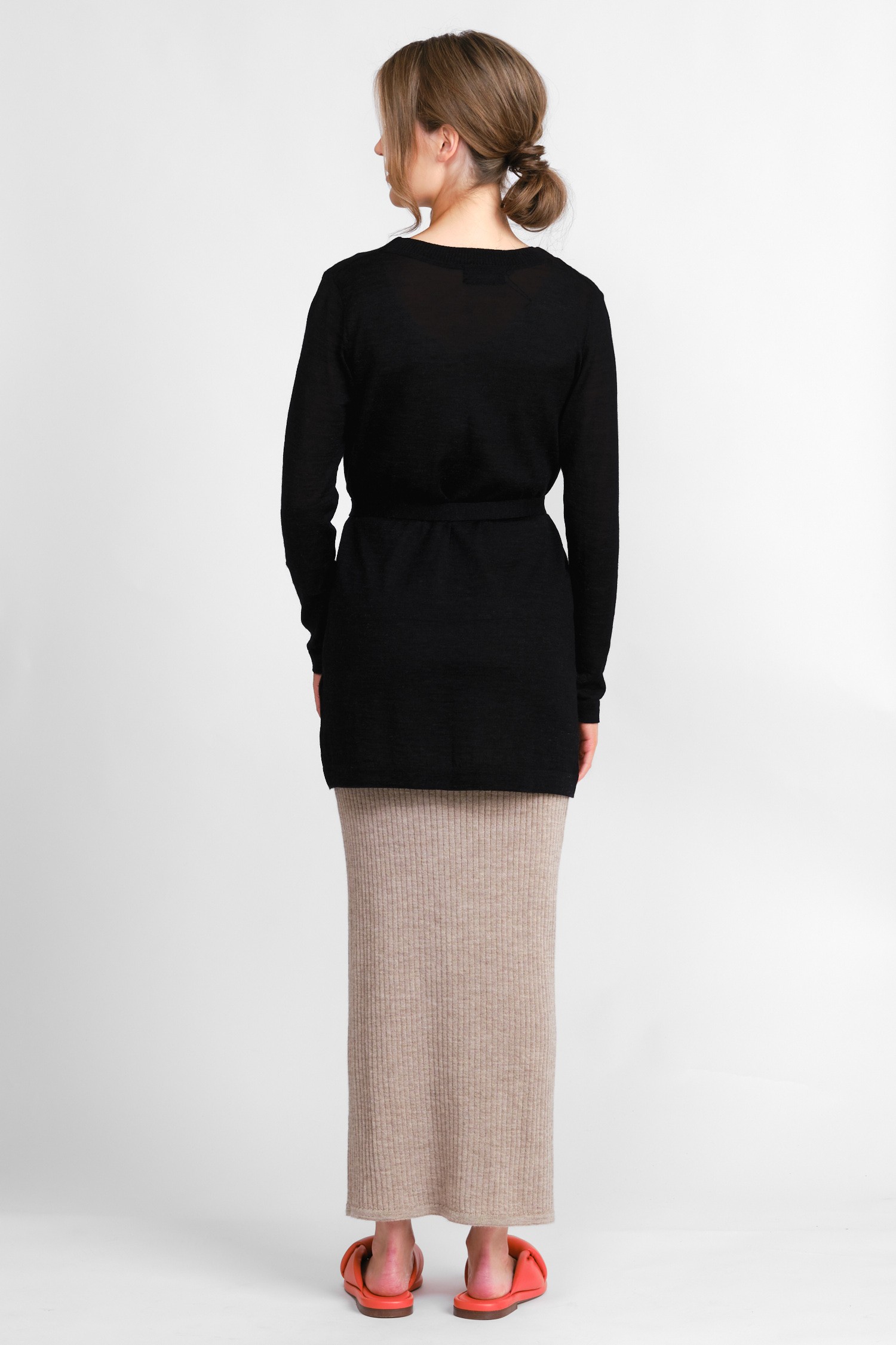 Breeze tunn kofta, svart - Bild 3