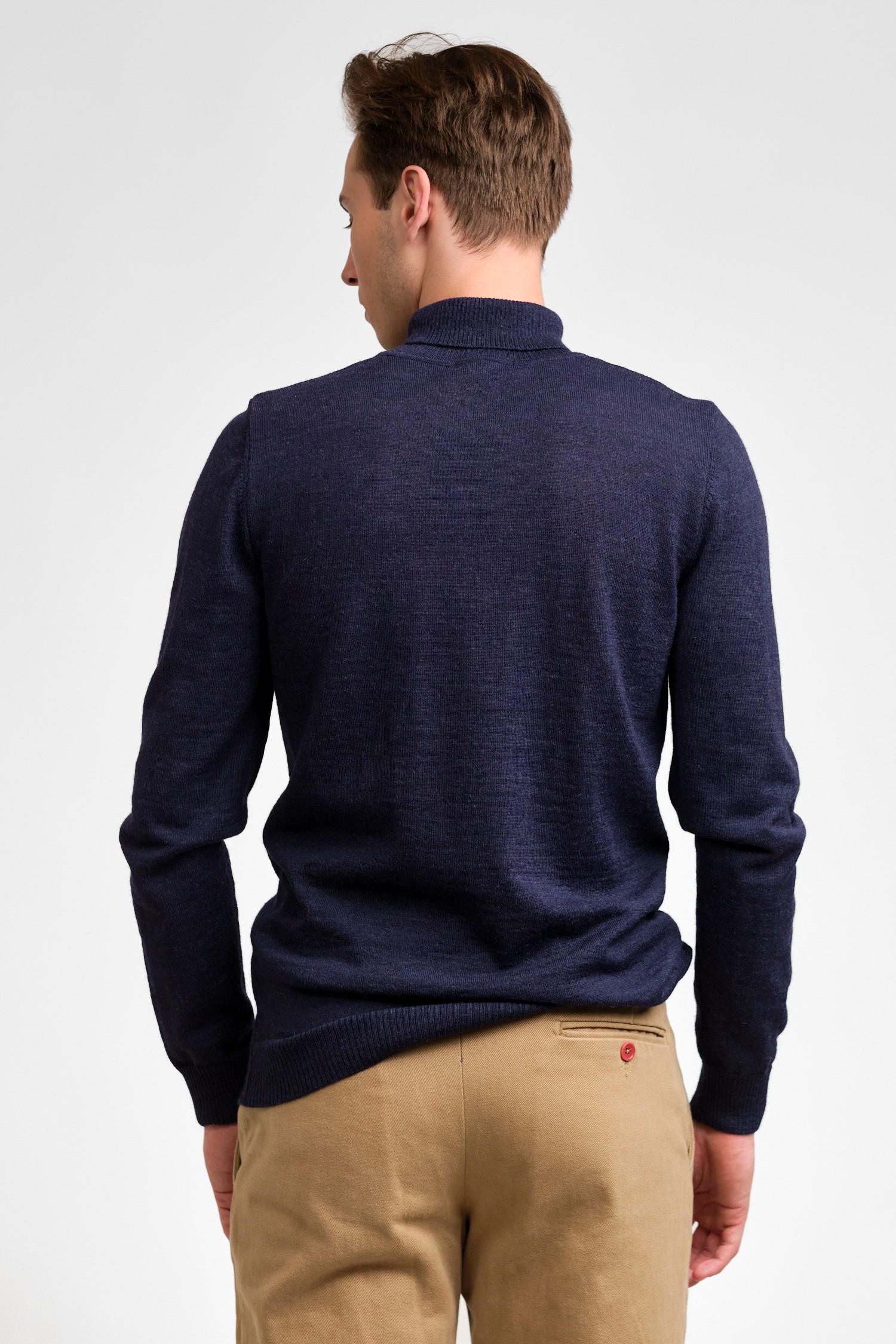 Roll Neck polotröja, navy - Bild 3