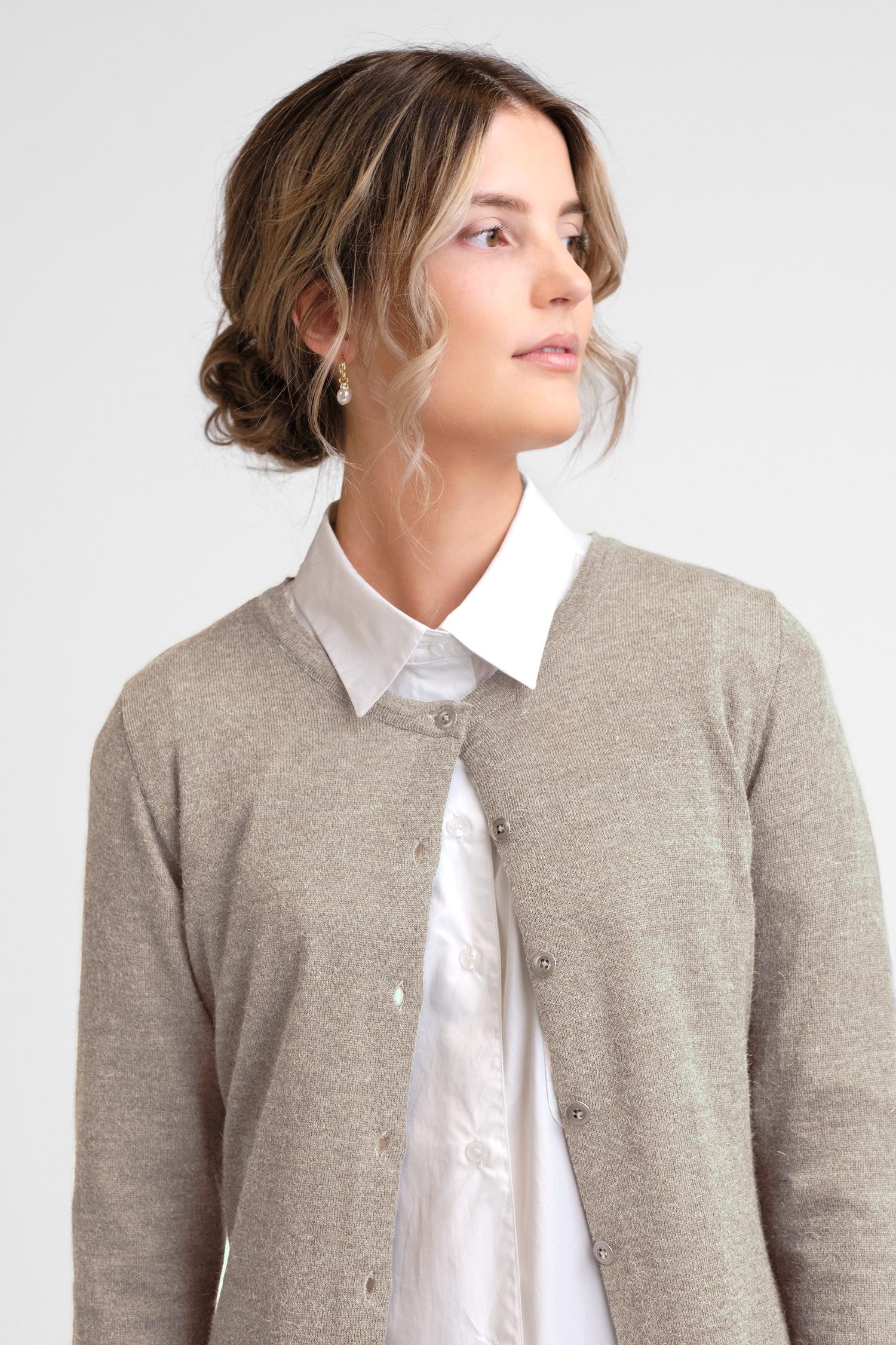 Serene kofta 2.0, greige - Bild 4