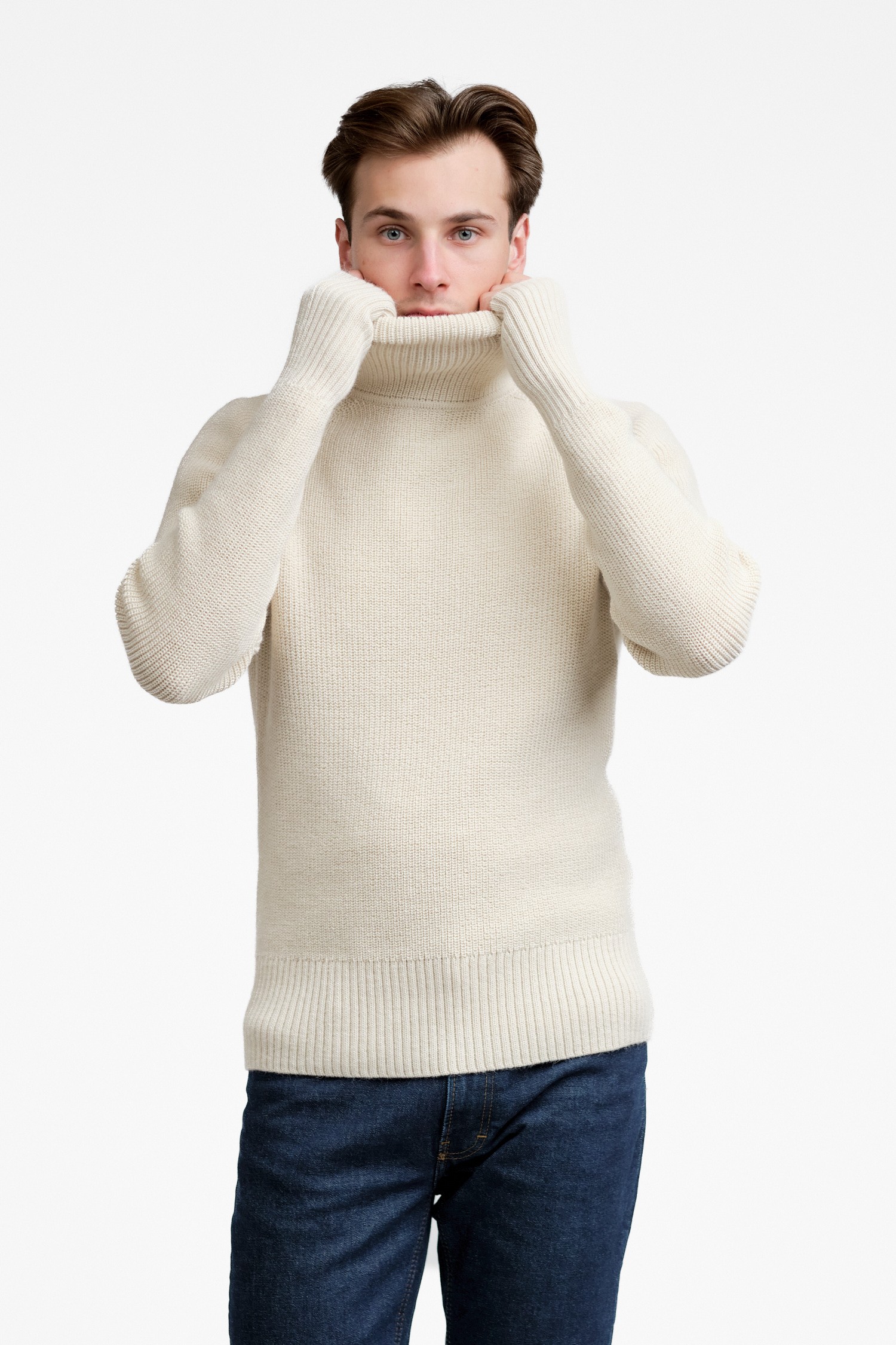 Vesikko polotröja, naturvit - Bild 4