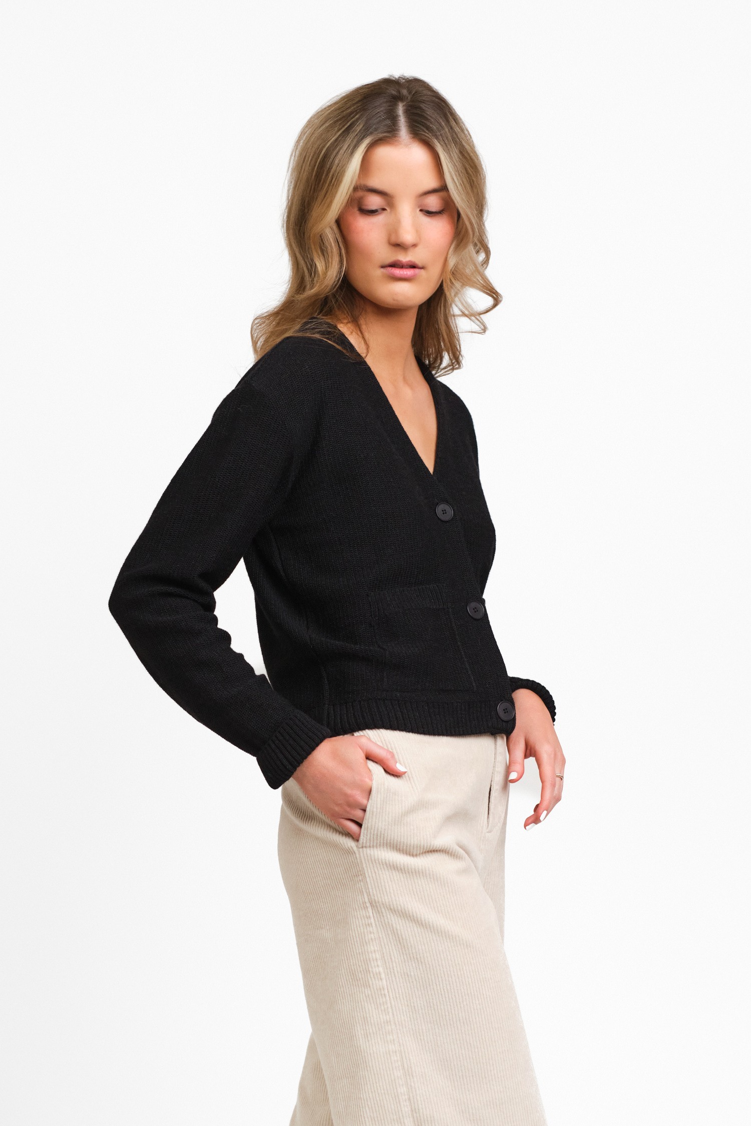 Petiole kofta, svart