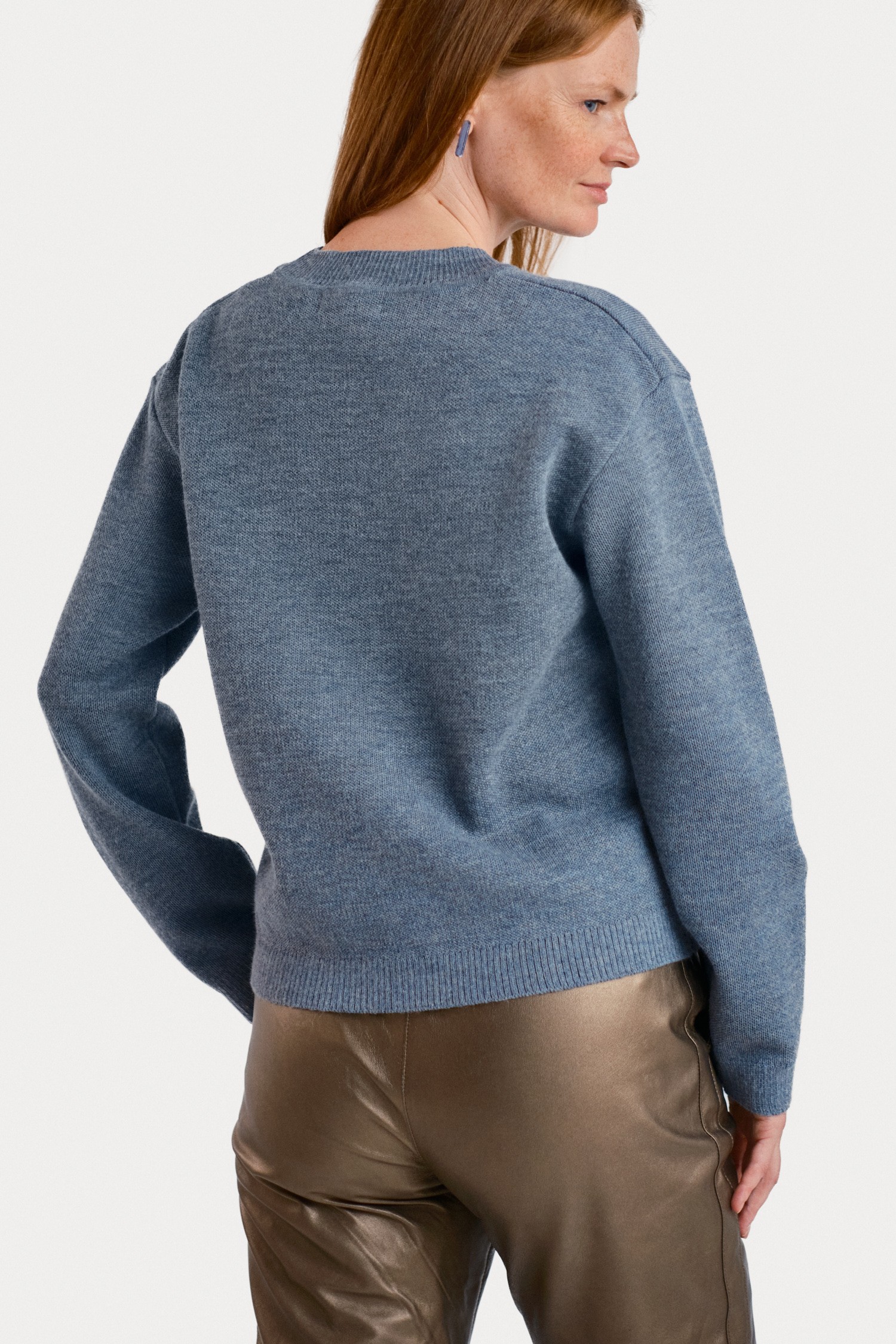 Sees tröja, rökblå - Bild 3