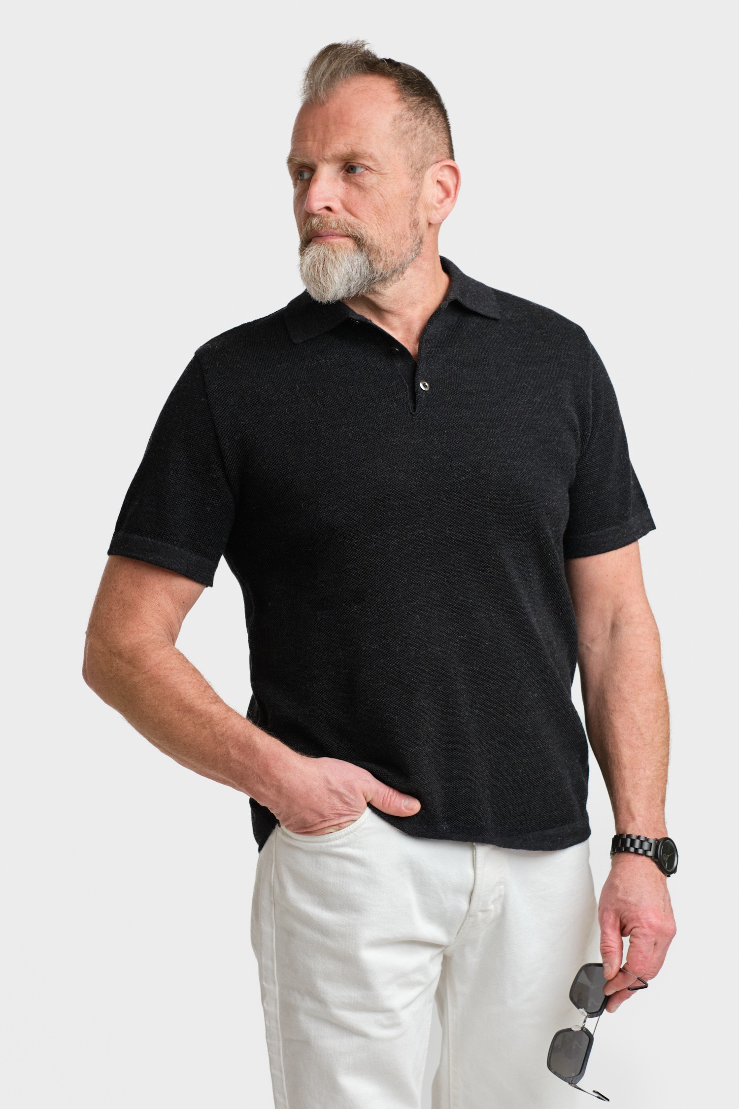 Eagle pikétröja, grafit - Bild 3