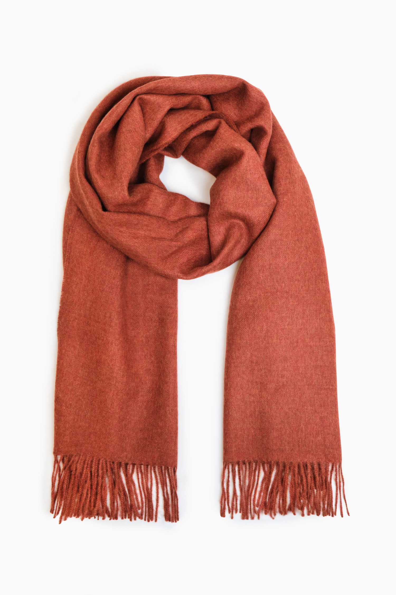 Midisjal, kopparorange 60 x 200 cm