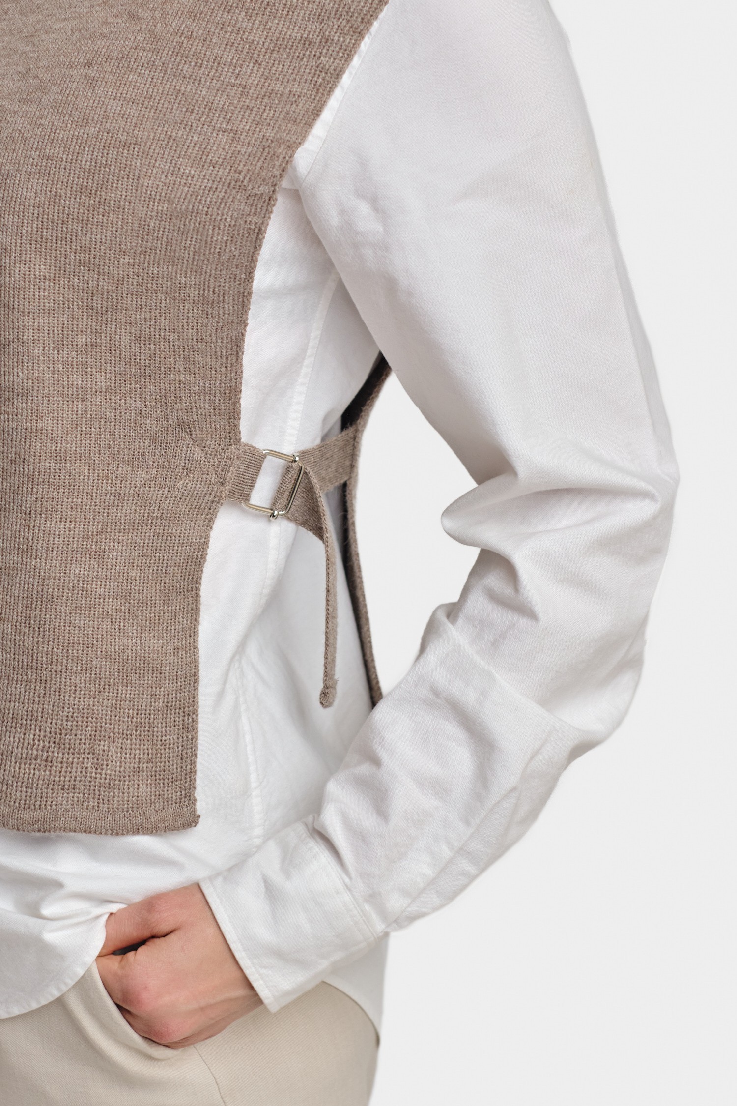 Solace väst, mörk greige - Bild 4