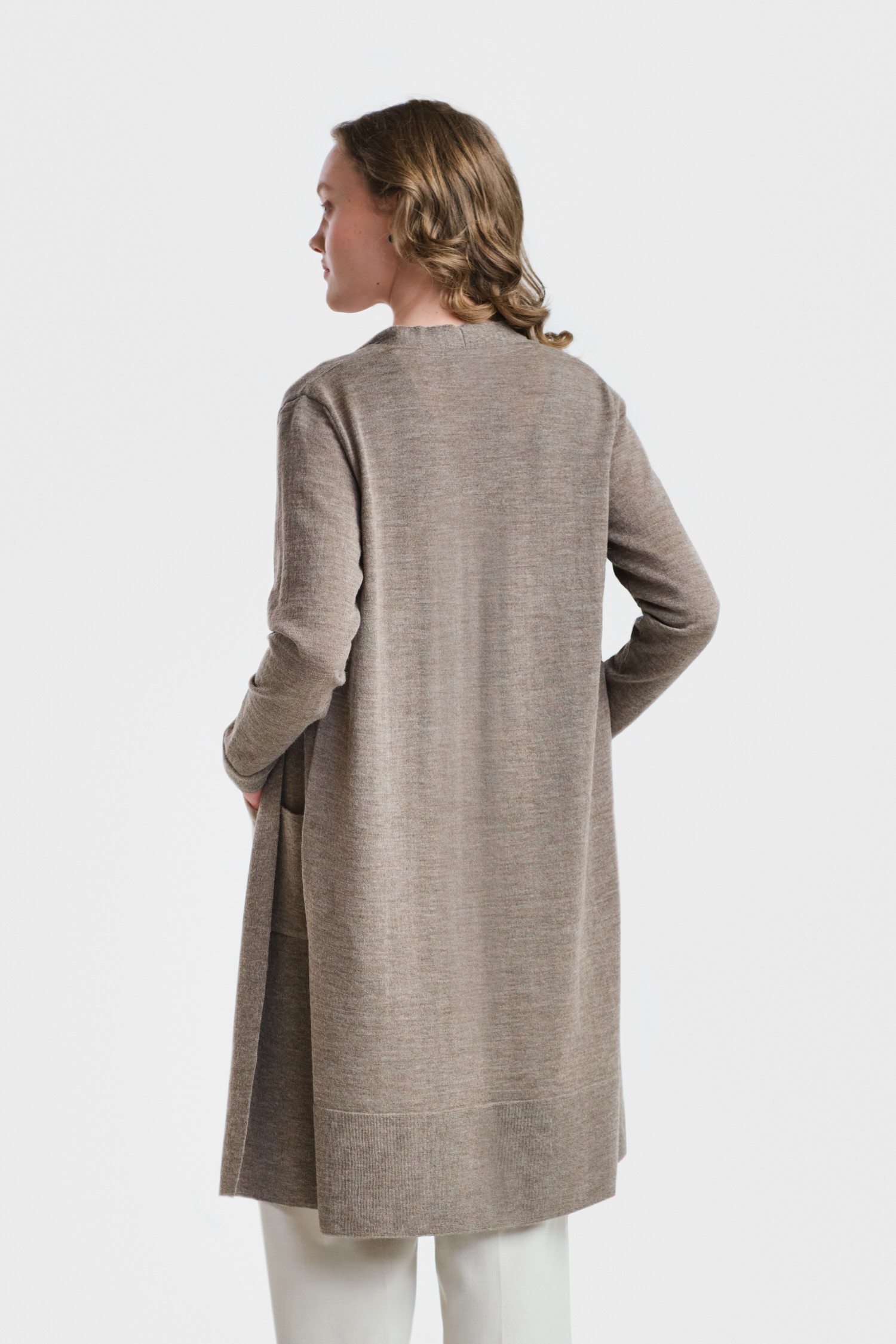 Joy kofta, mörk greige - Bild 4