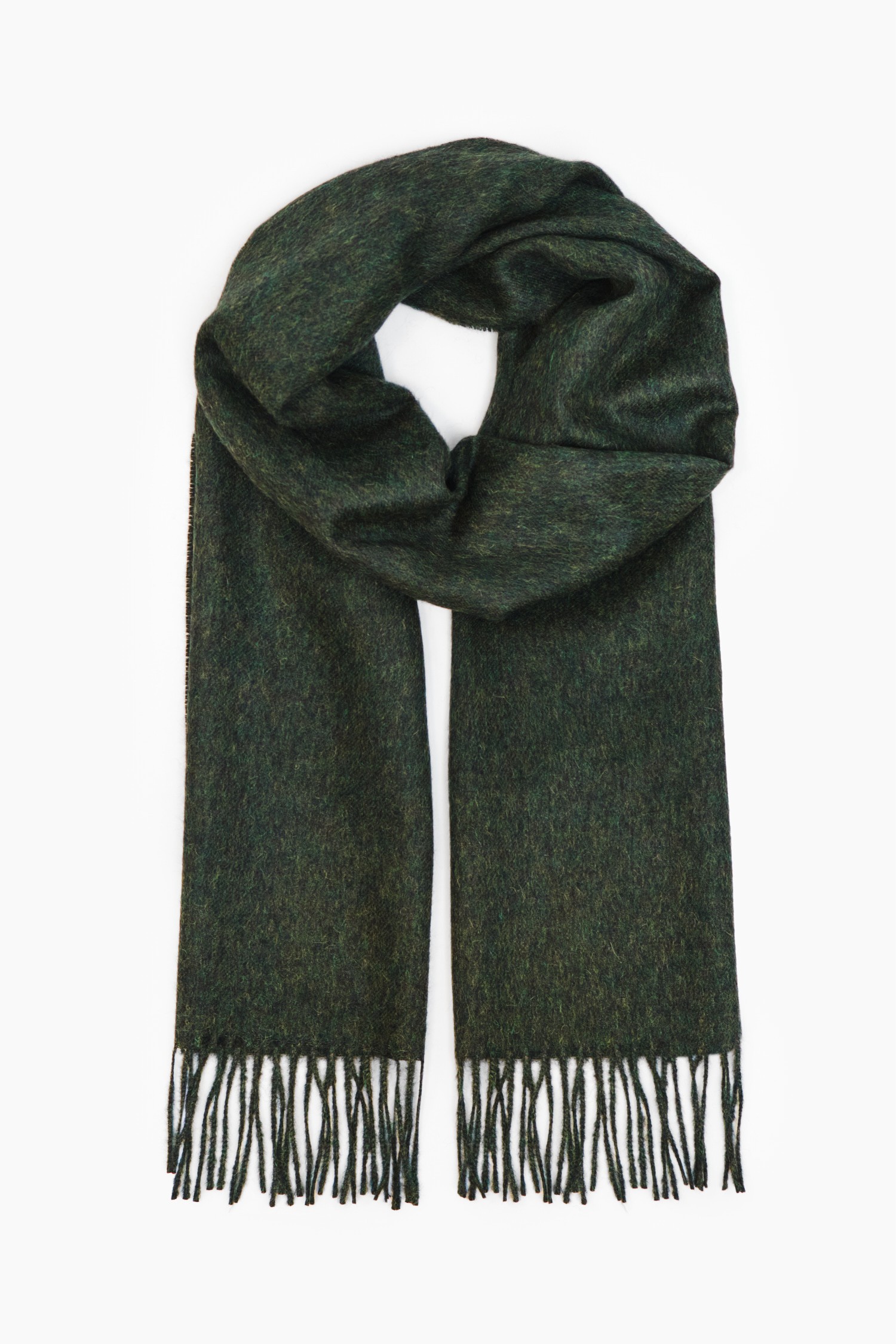 Halsduk, skogsgrön 30 x 200cm - Bild 4