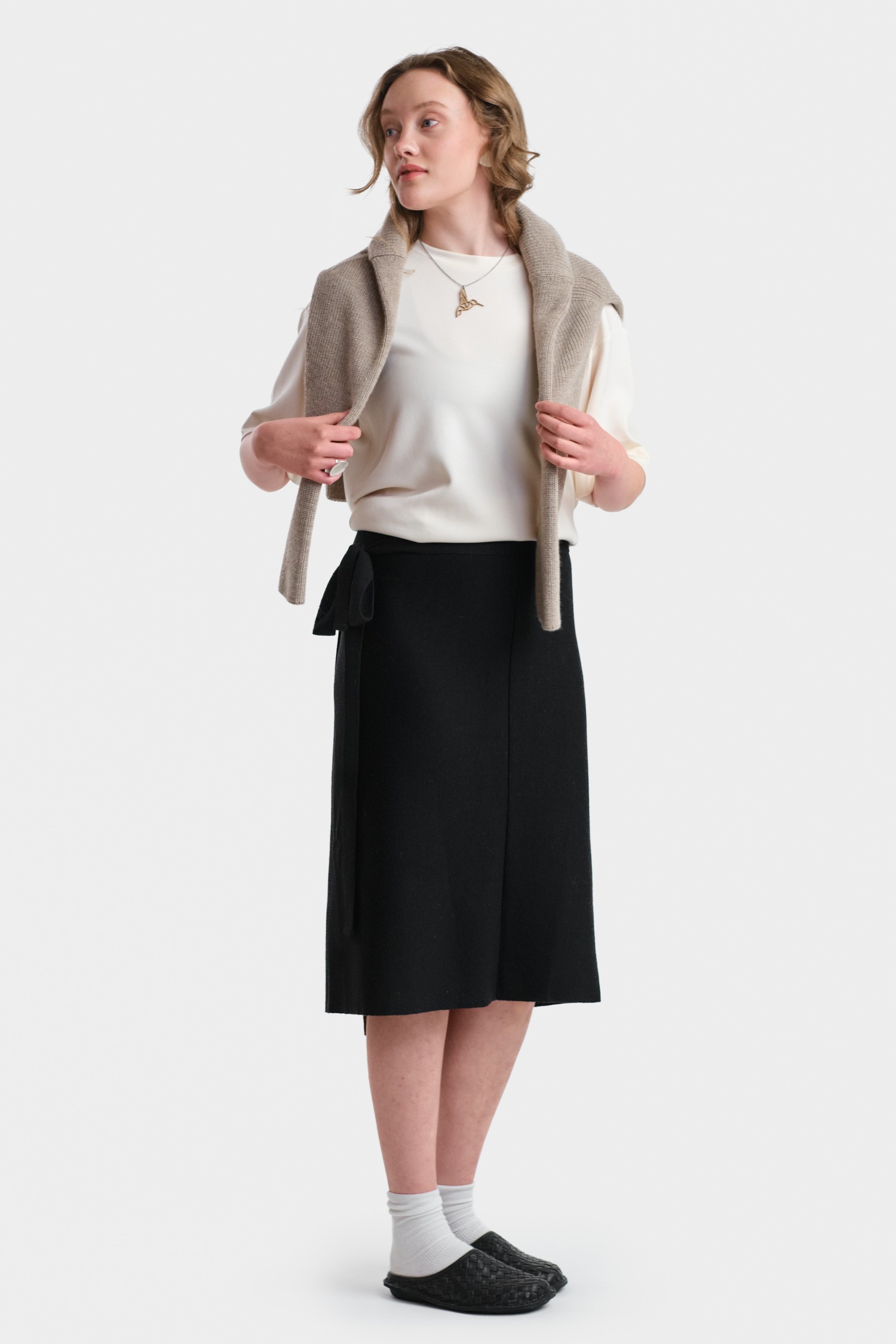 Origami kjol, svart - Bild 2