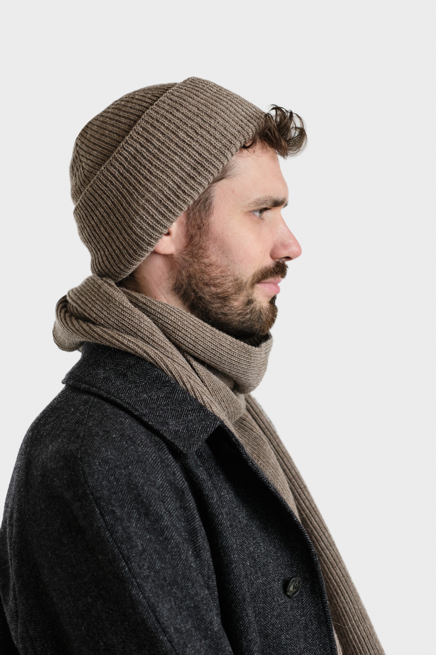 Sjal Avenue, mörk greige - Bild 2