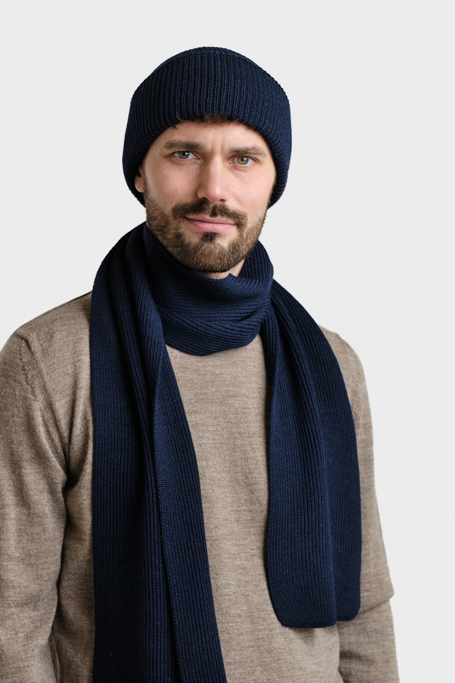 Sjal Avenue, navy - Bild 2