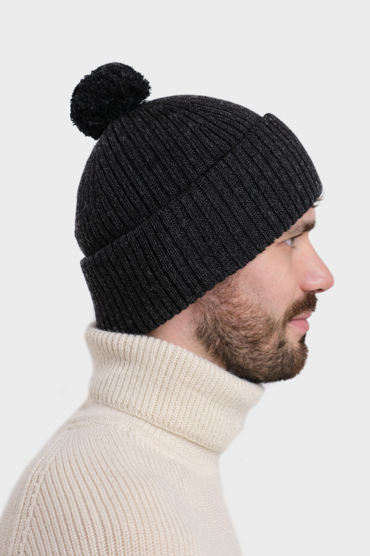 Bun mössa, kolgrå - Bild 2