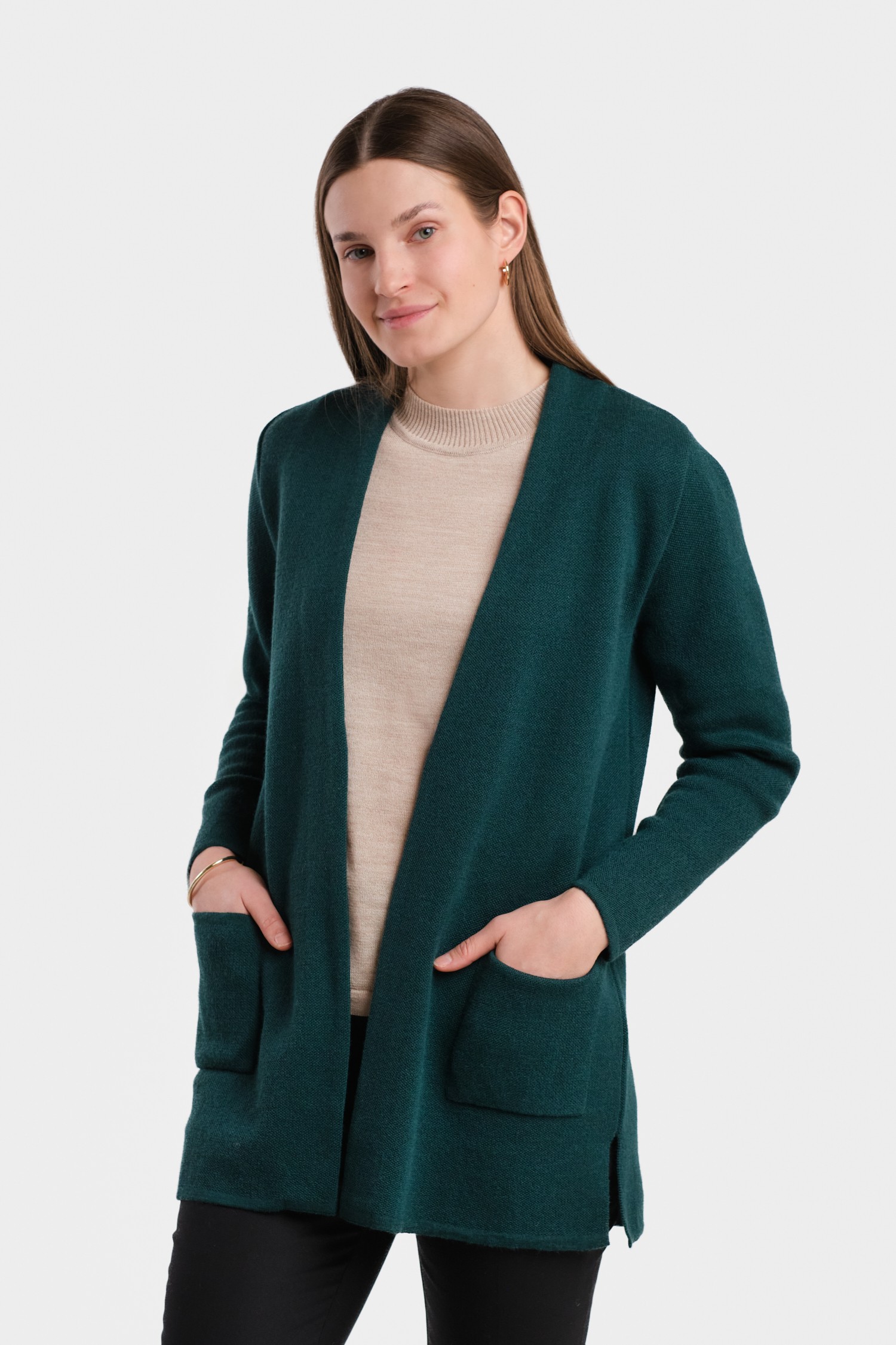 Woods kofta, mörk blågrön - Bild 4