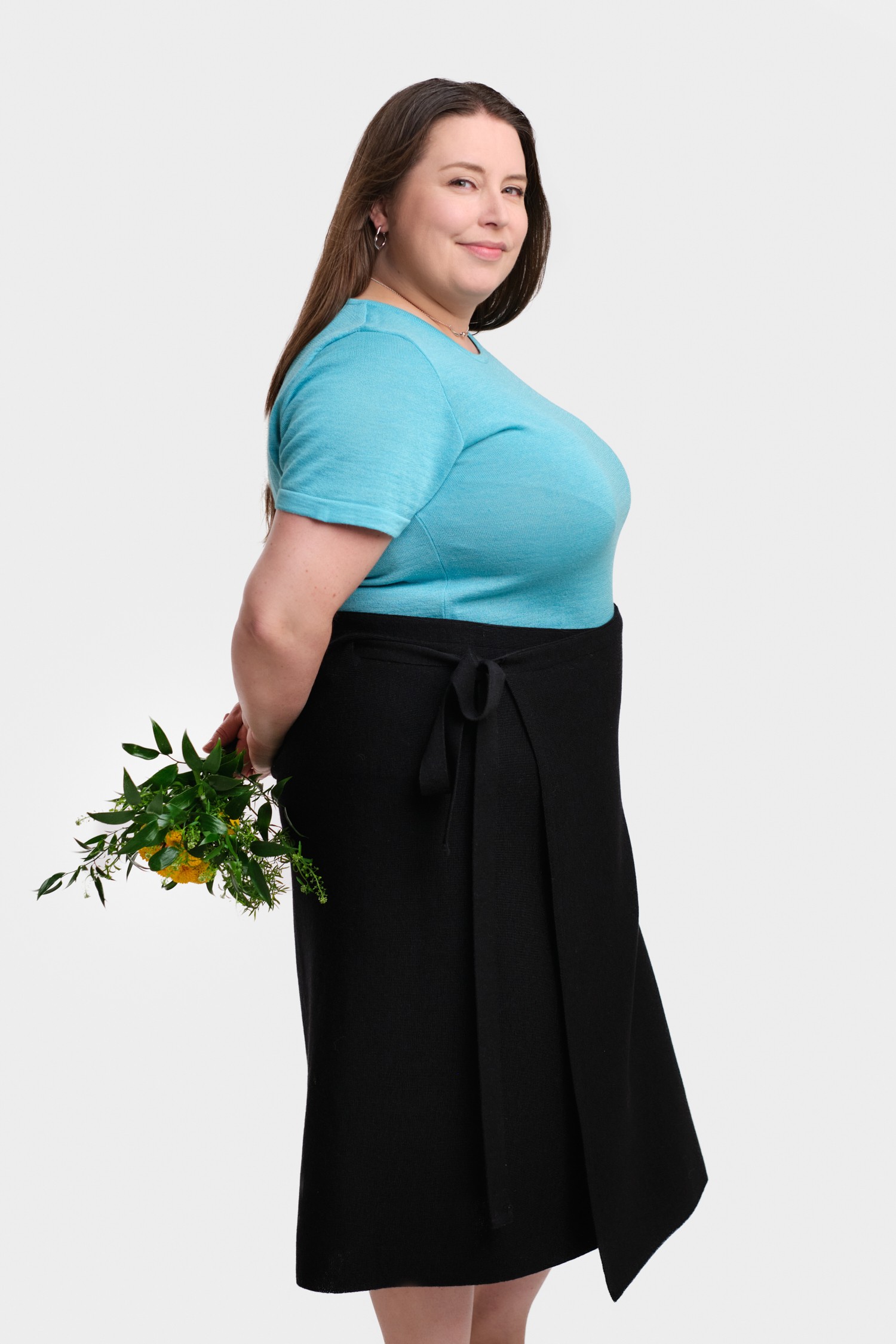 Origami kjol, svart - Bild 3