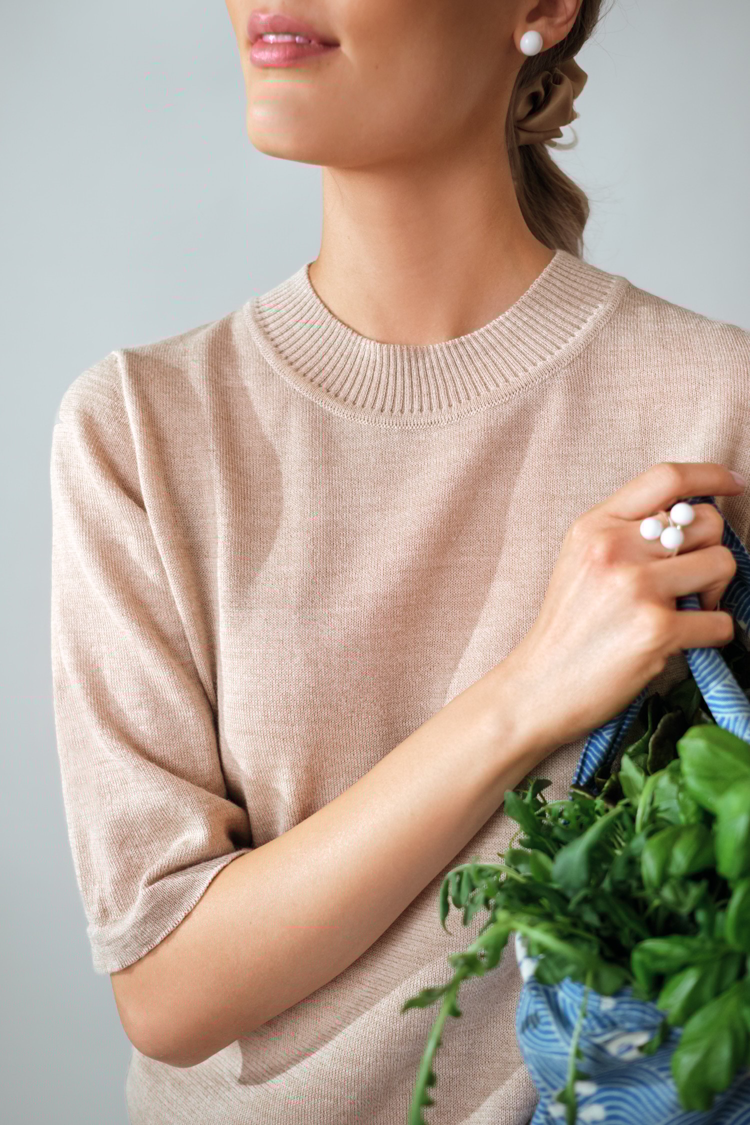 Pearl t-shirt, beige - Bild 5