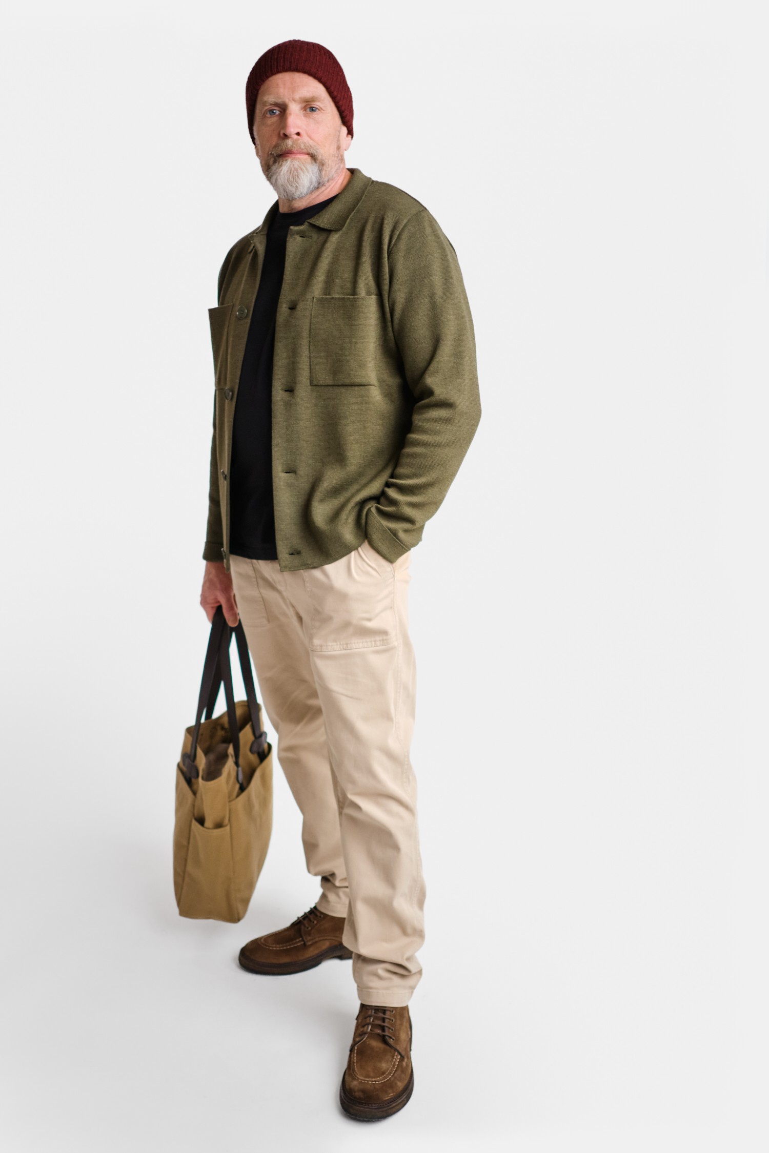 Forte overshirt, mörk oliv - Bild 4