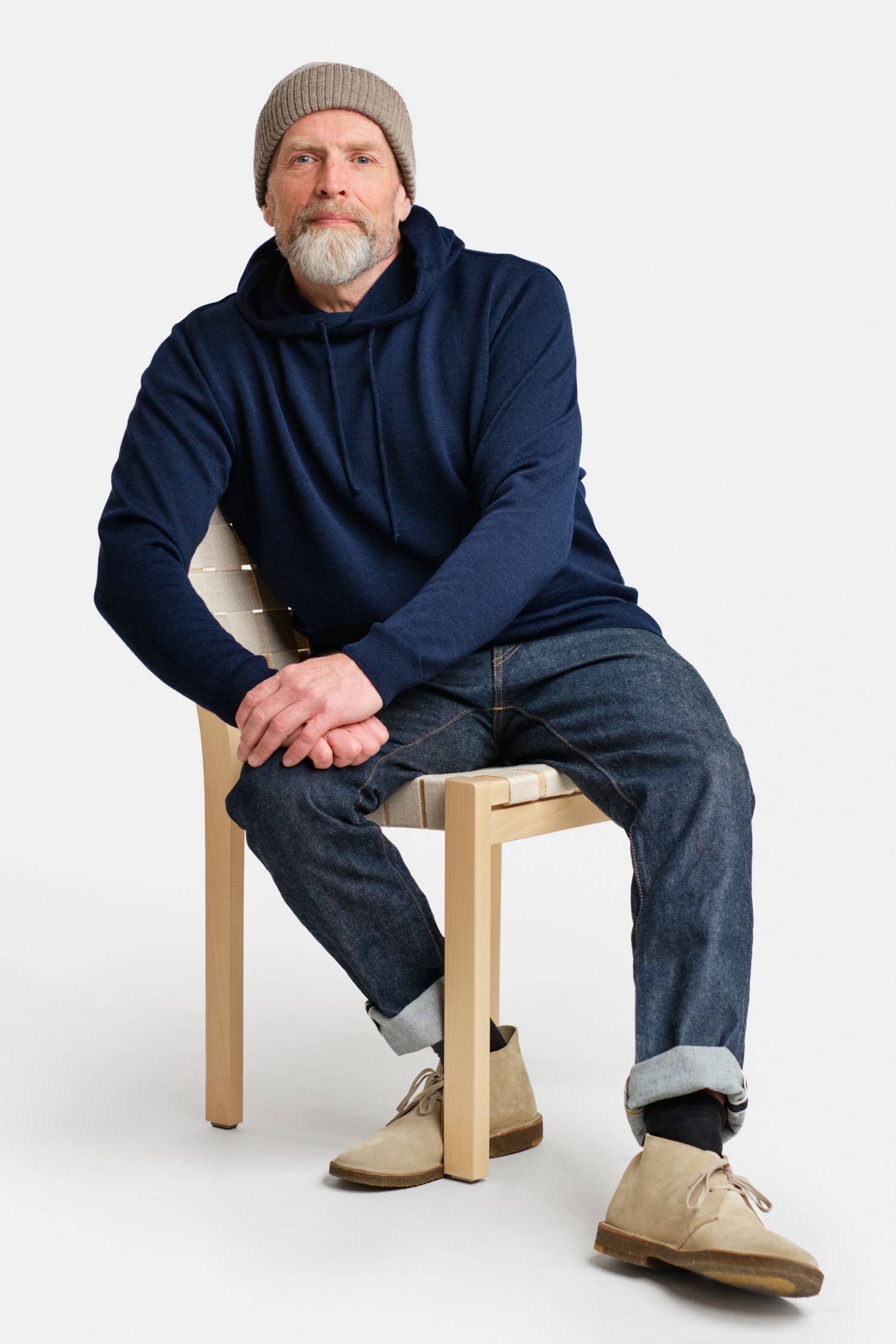 Hoodie huvtröja, navy (äldre modell) - Bild 2