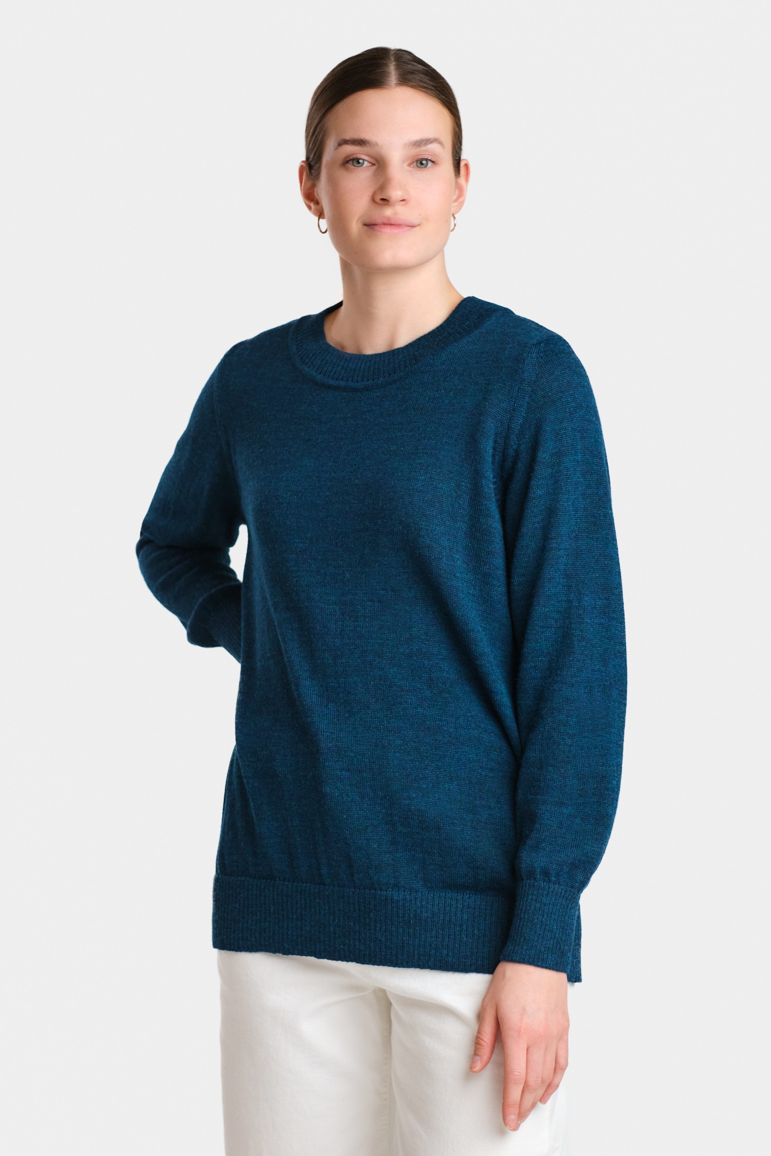 Dialogue tröja, petrol - Bild 2