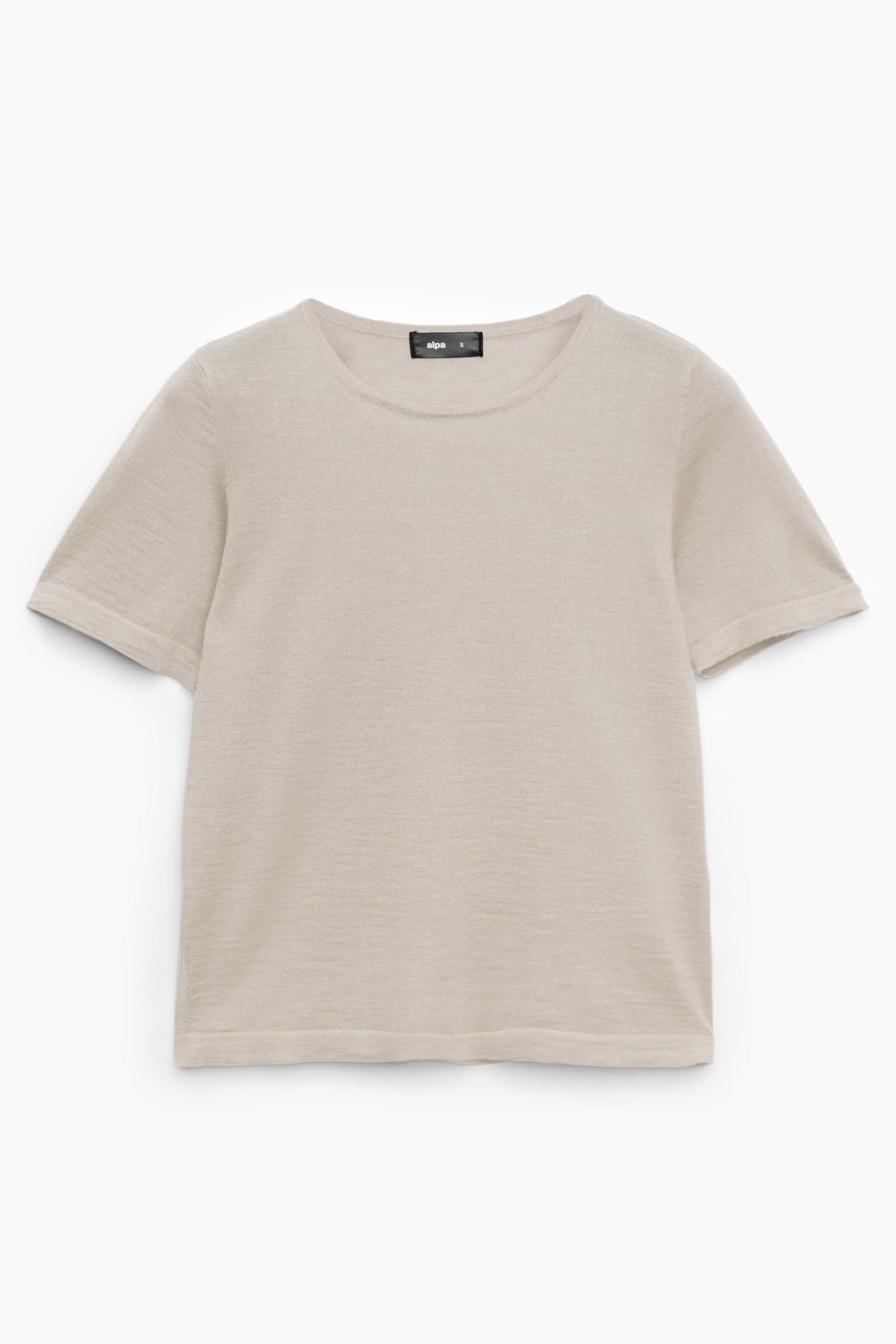 Simple t-shirt, kall beige - Bild 4