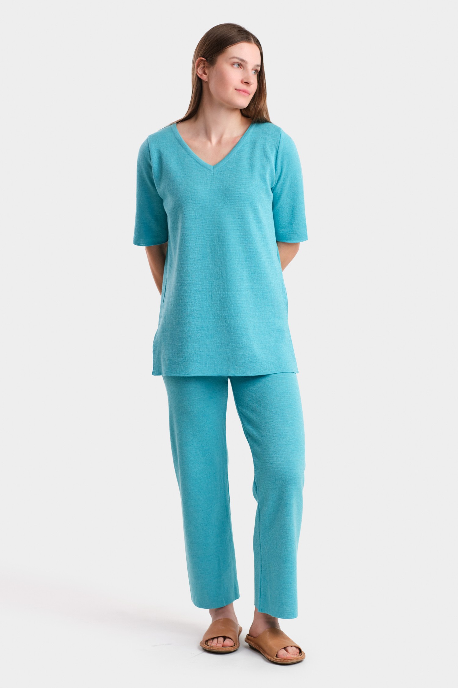 Garden tunika, turkos - Bild 4