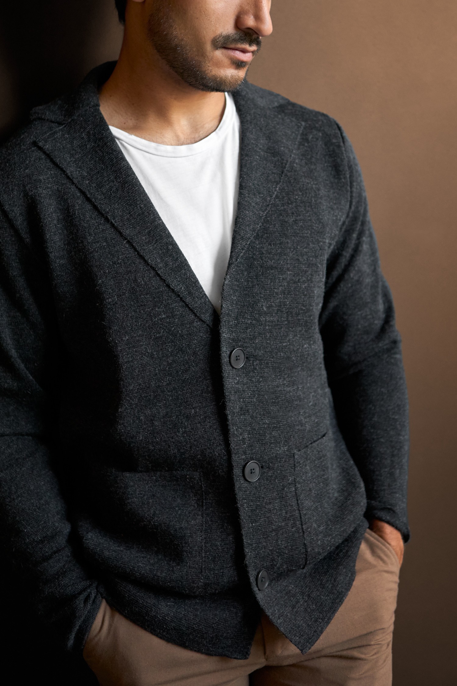 Blaze kofta, kolgrå