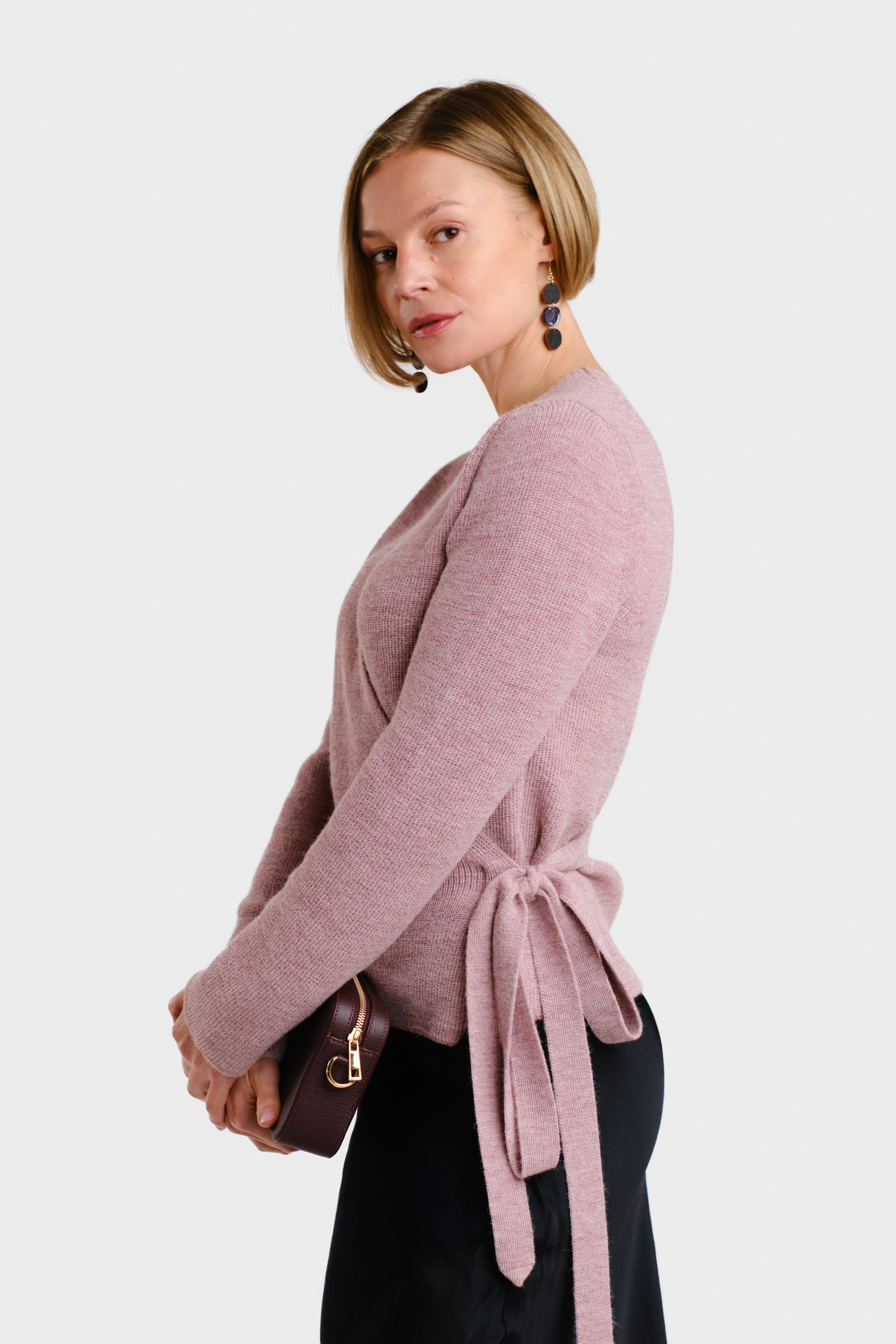 Calm omlottkofta, rosa - Bild 3