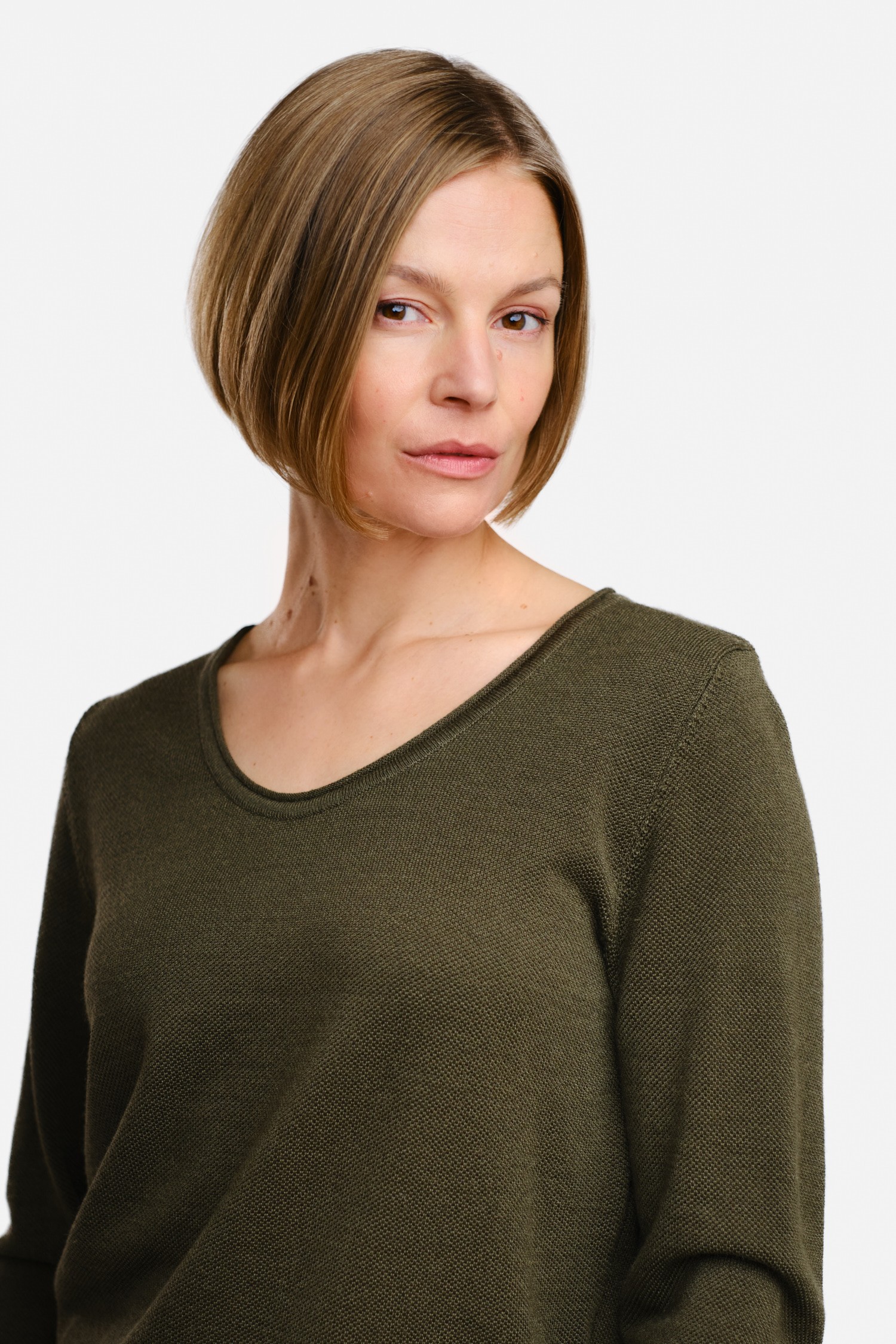 Melody tröja, mörk oliv