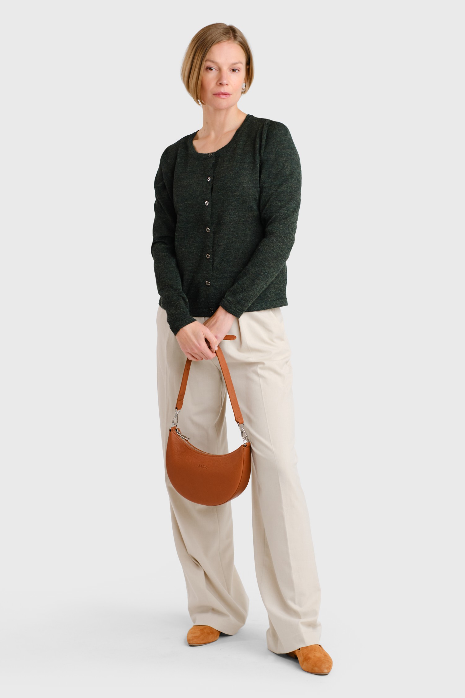 Serene kofta 2.0, skogsgrön - Bild 4