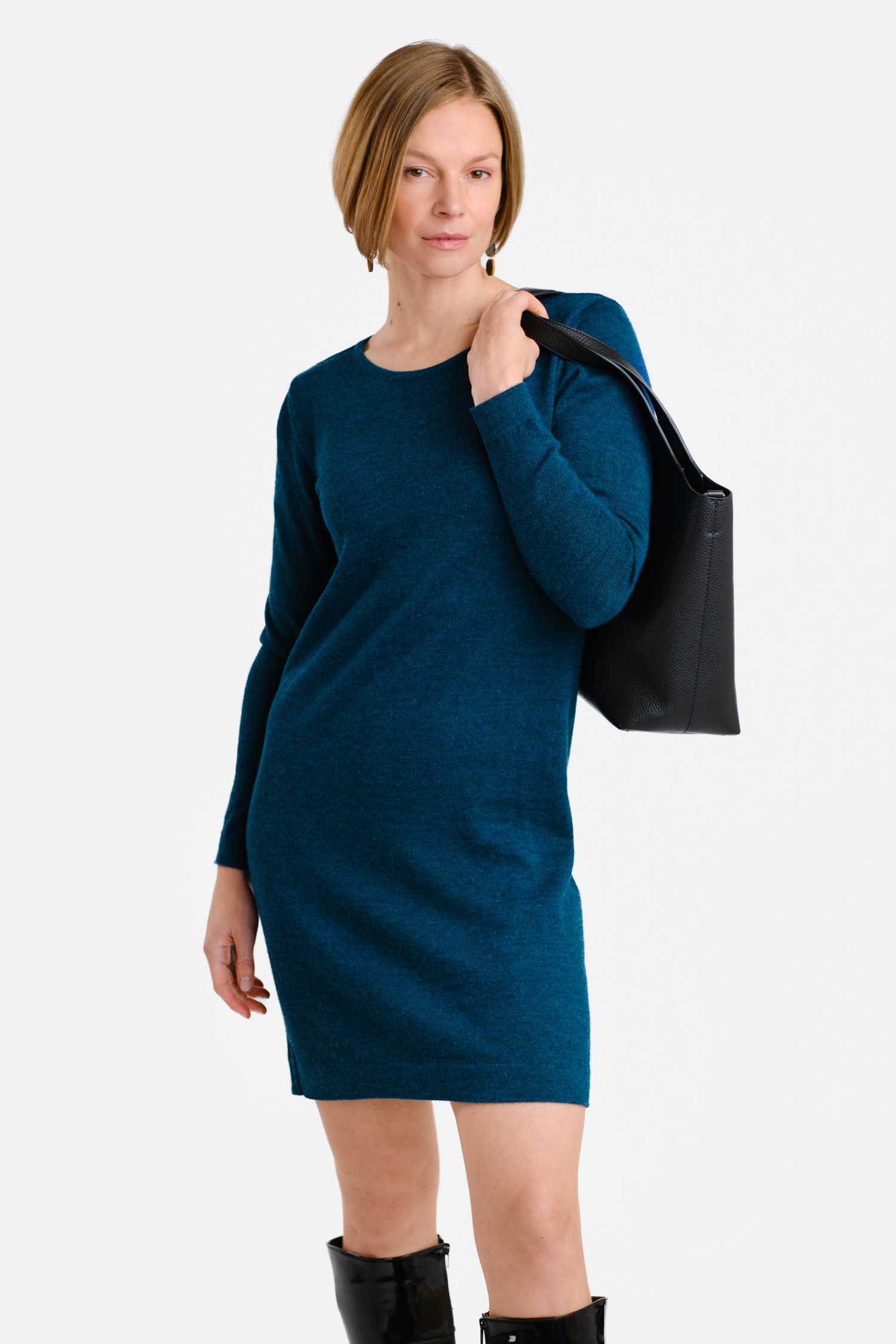 Moonlight klänning, petrol - Bild 3