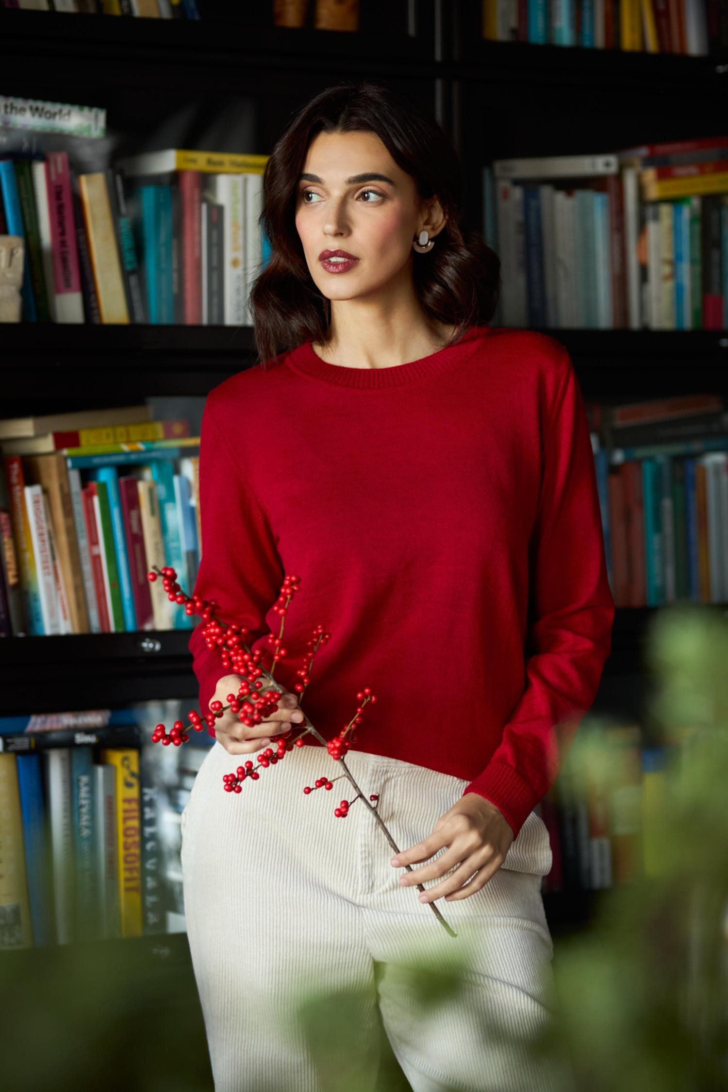 Clear tröja, lingon