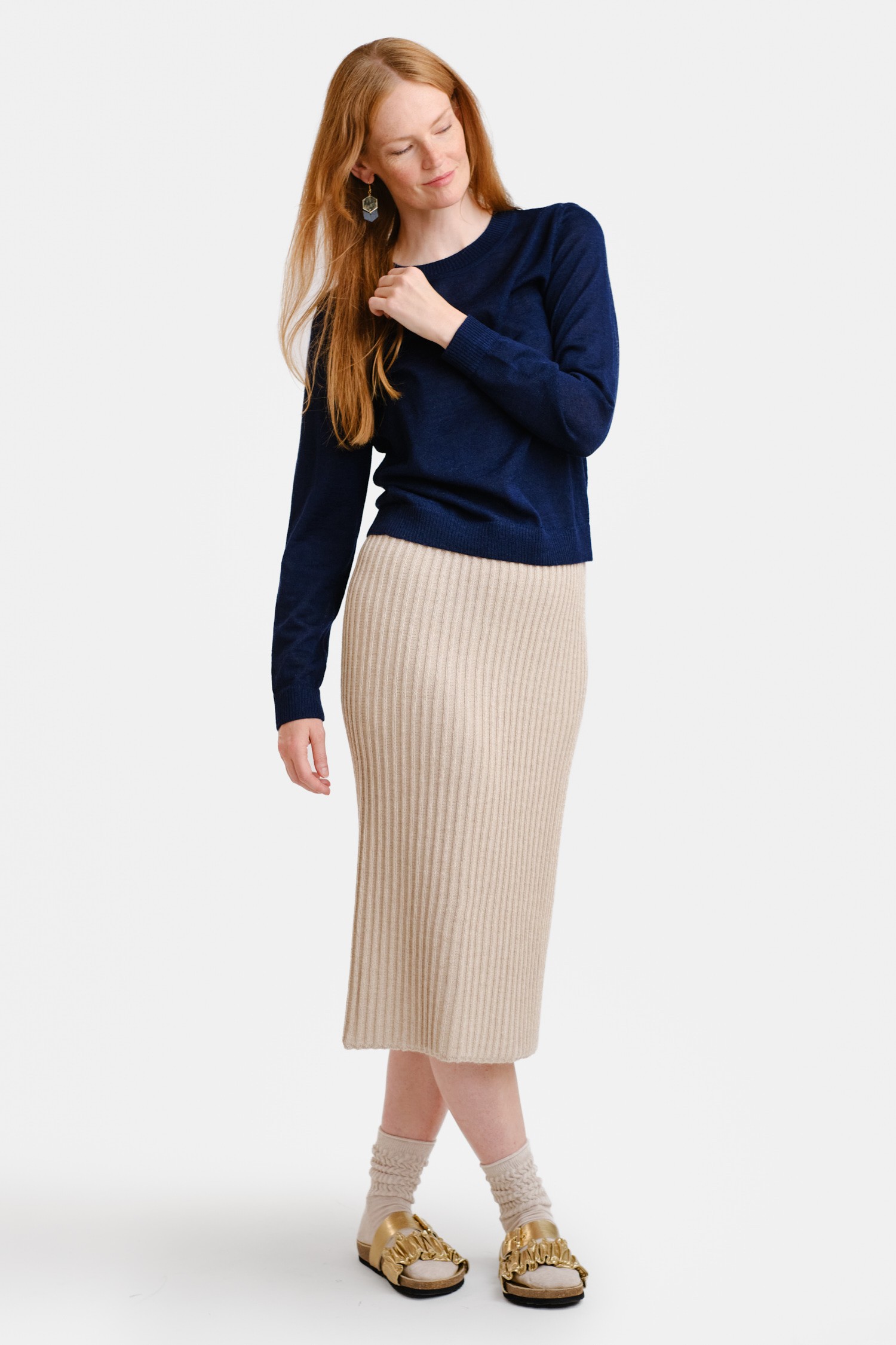 Clear tröja, navy - Bild 3