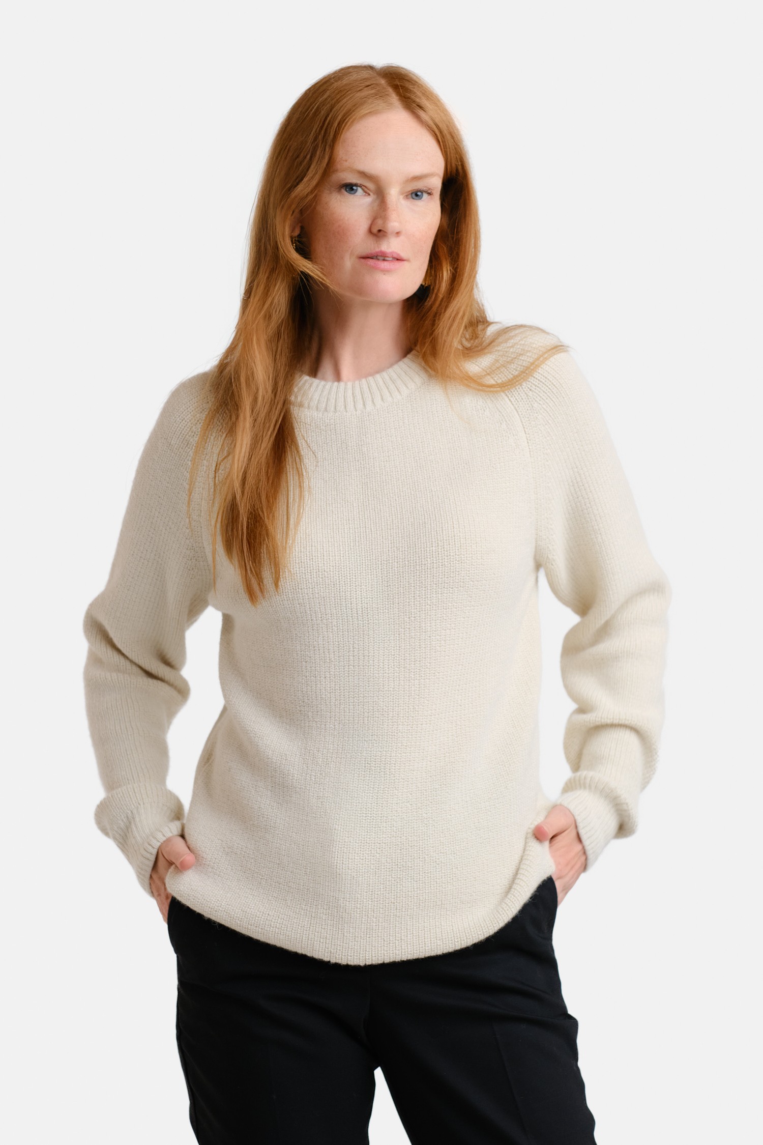 Loyal tröja, naturvit - Bild 2