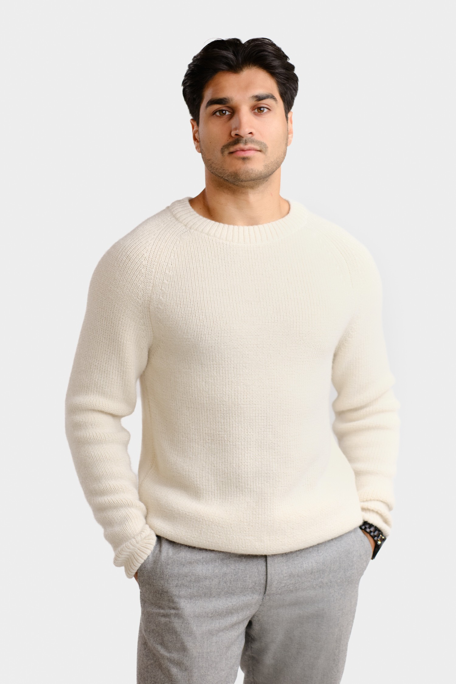 Loyal tröja, naturvit - Bild 2