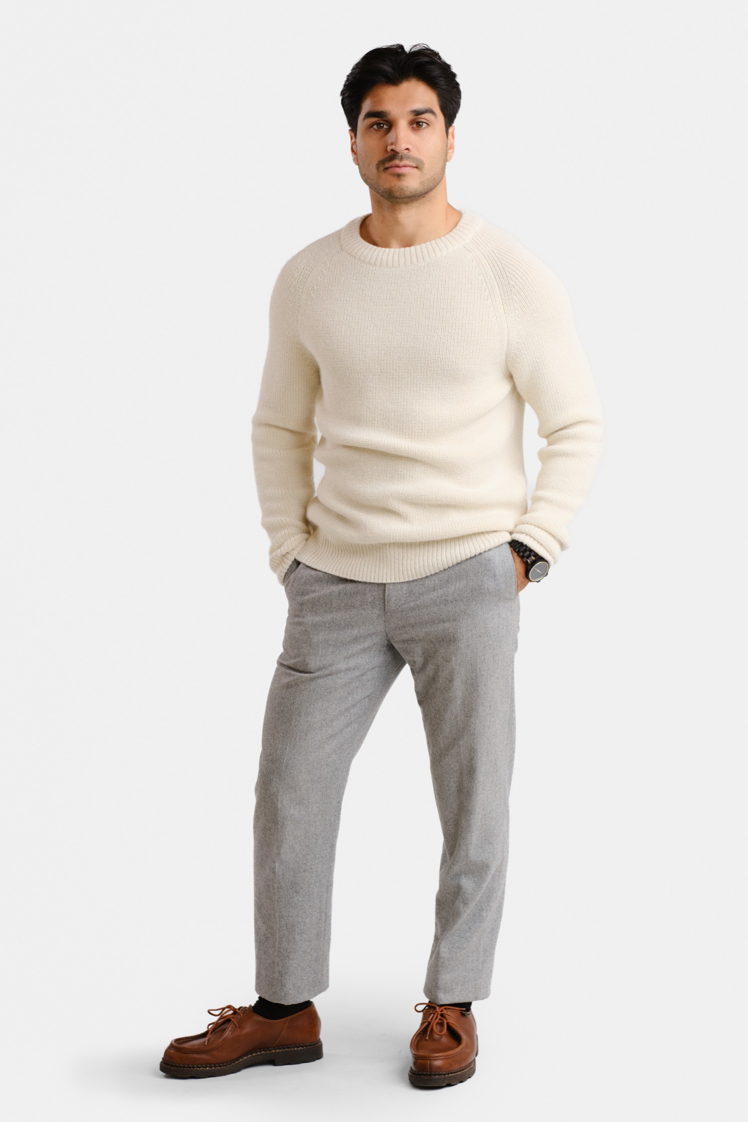 Loyal tröja, naturvit - Bild 5