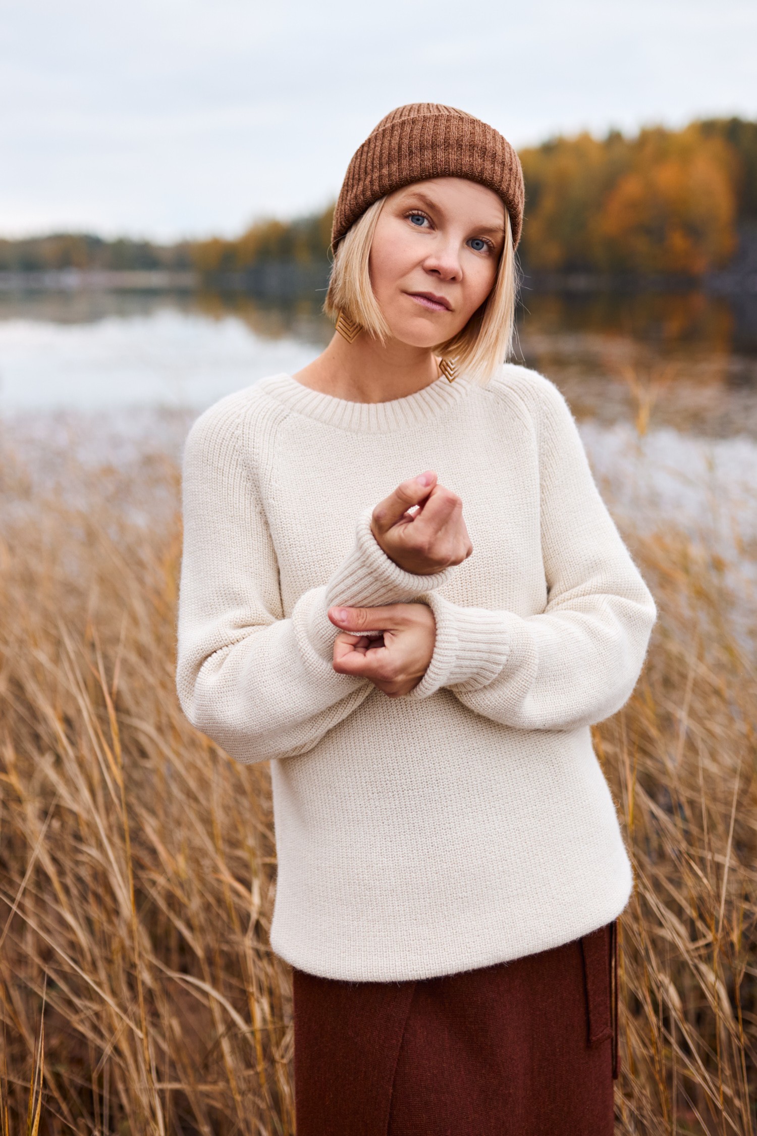 Loyal tröja, naturvit - Bild 4