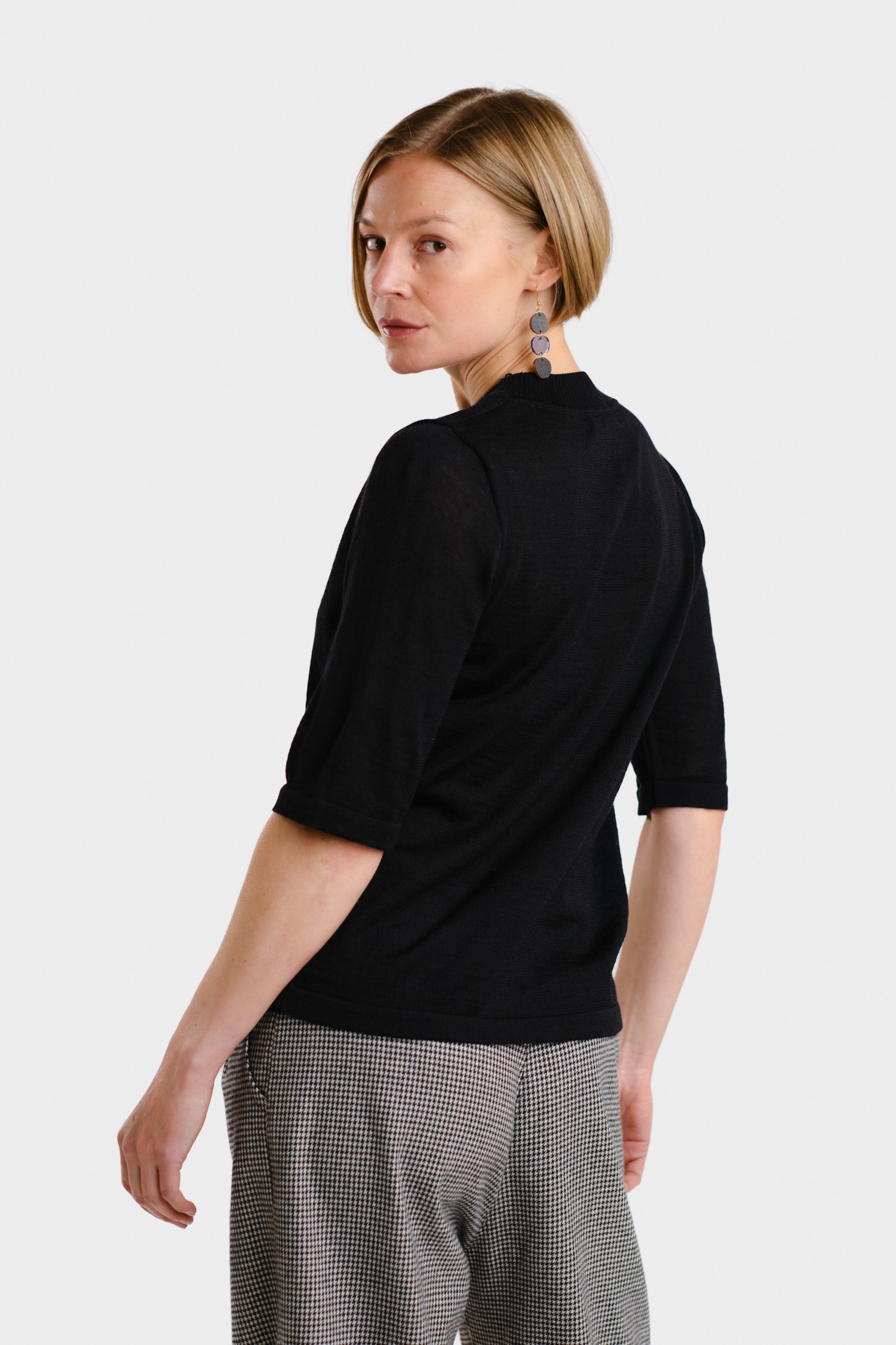 Pearl t-shirt, svart - Bild 3