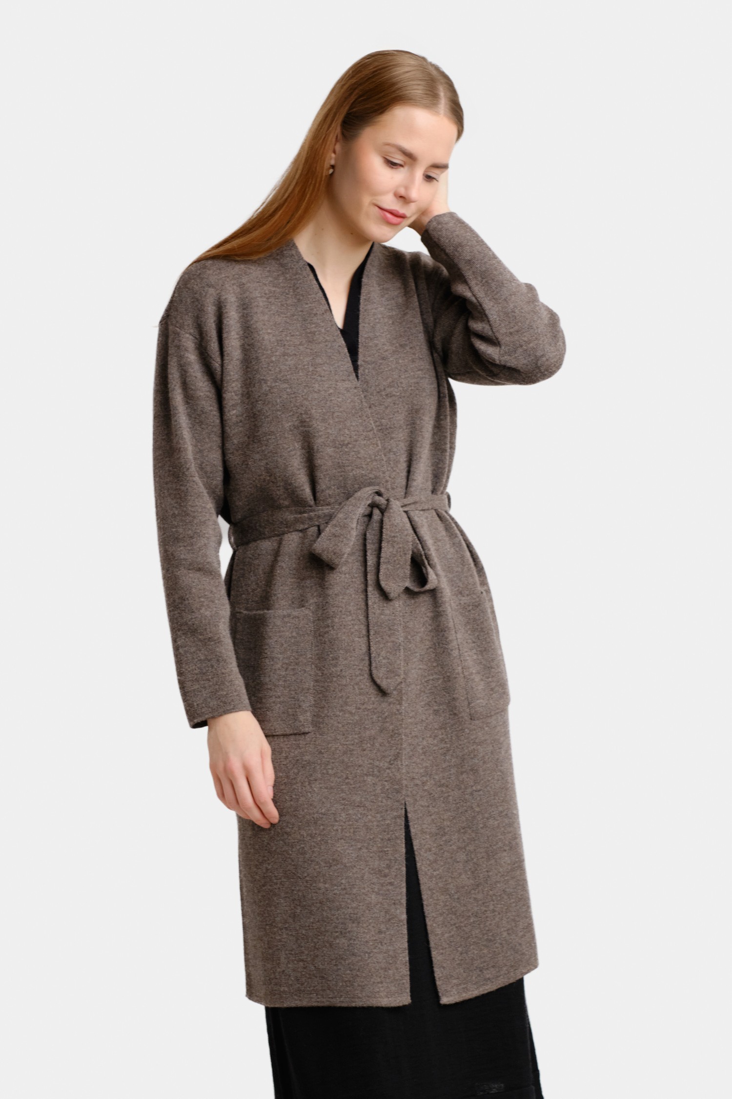 Forward lång kofta, aska