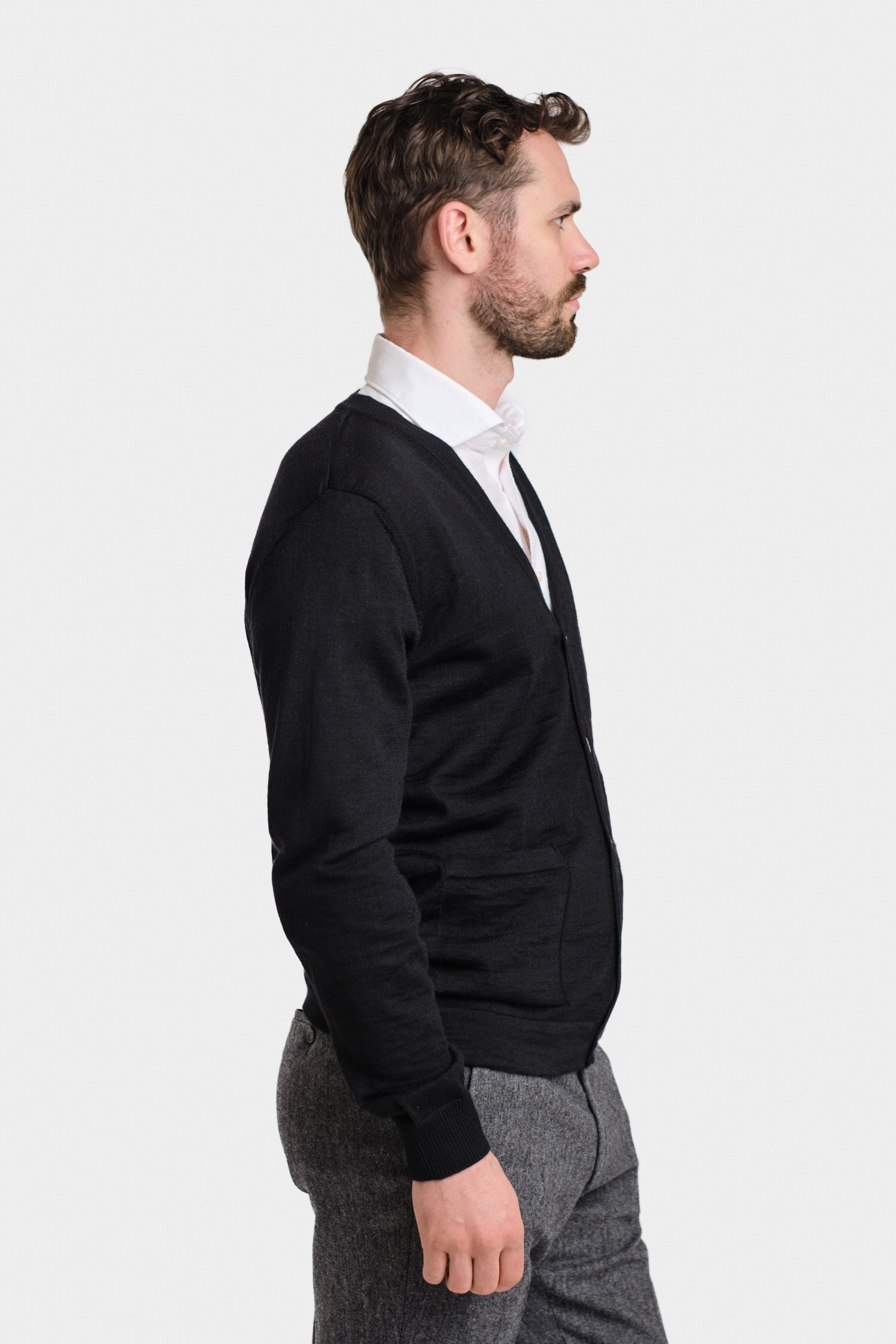 Granite kofta, svart - Bild 4