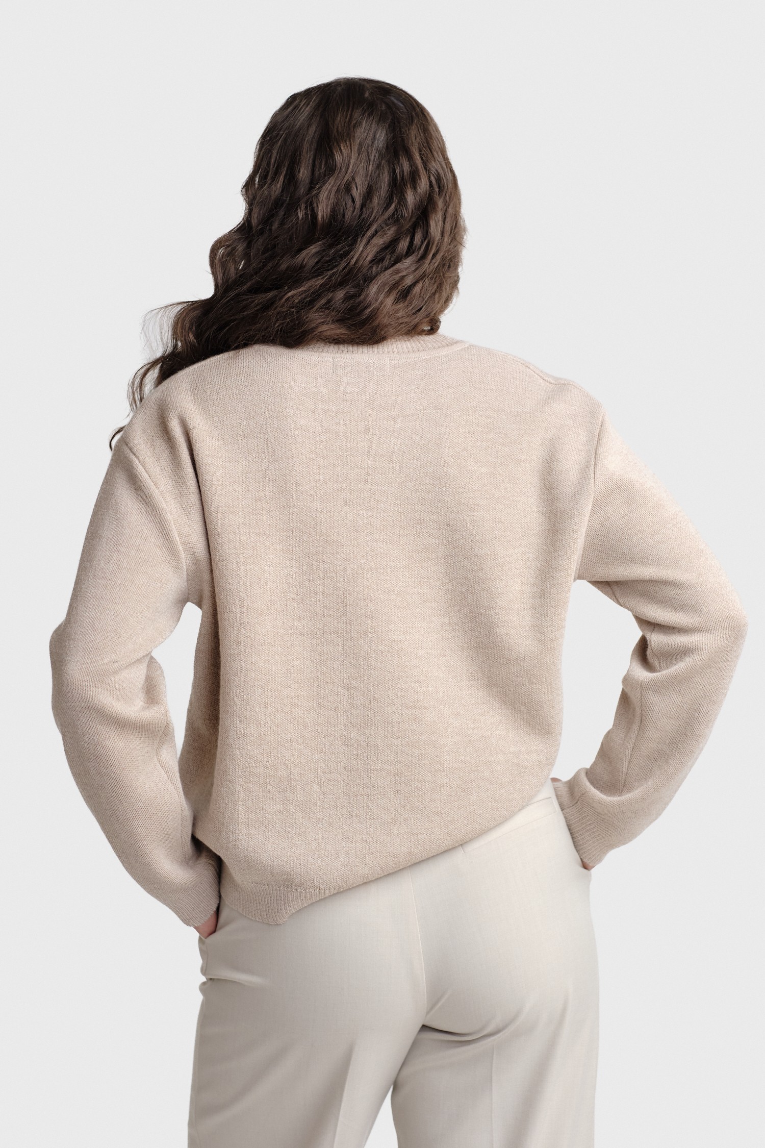 Sees tröja, beige - Bild 2