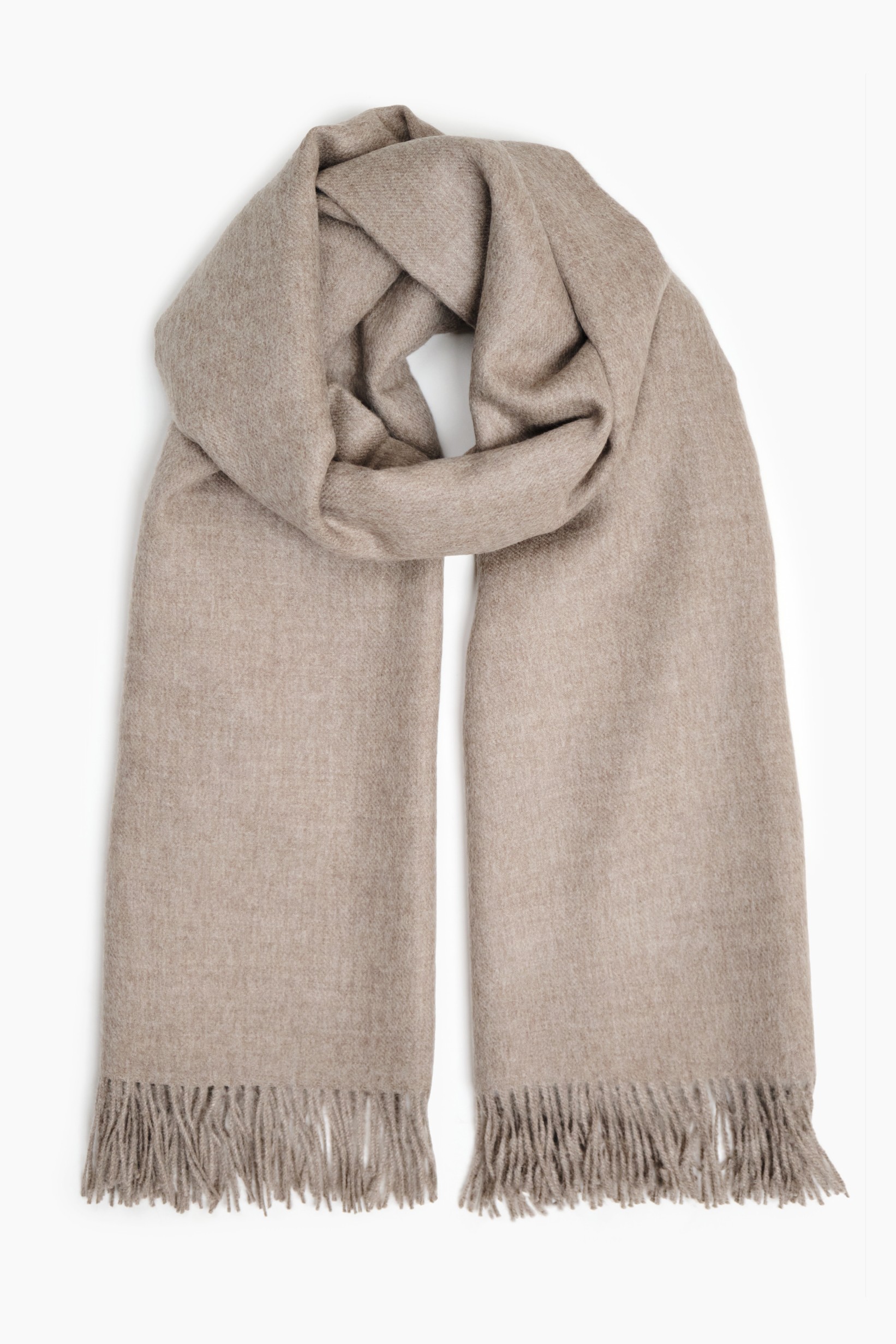 Maxisjal, mörk greige 130 x 180 cm